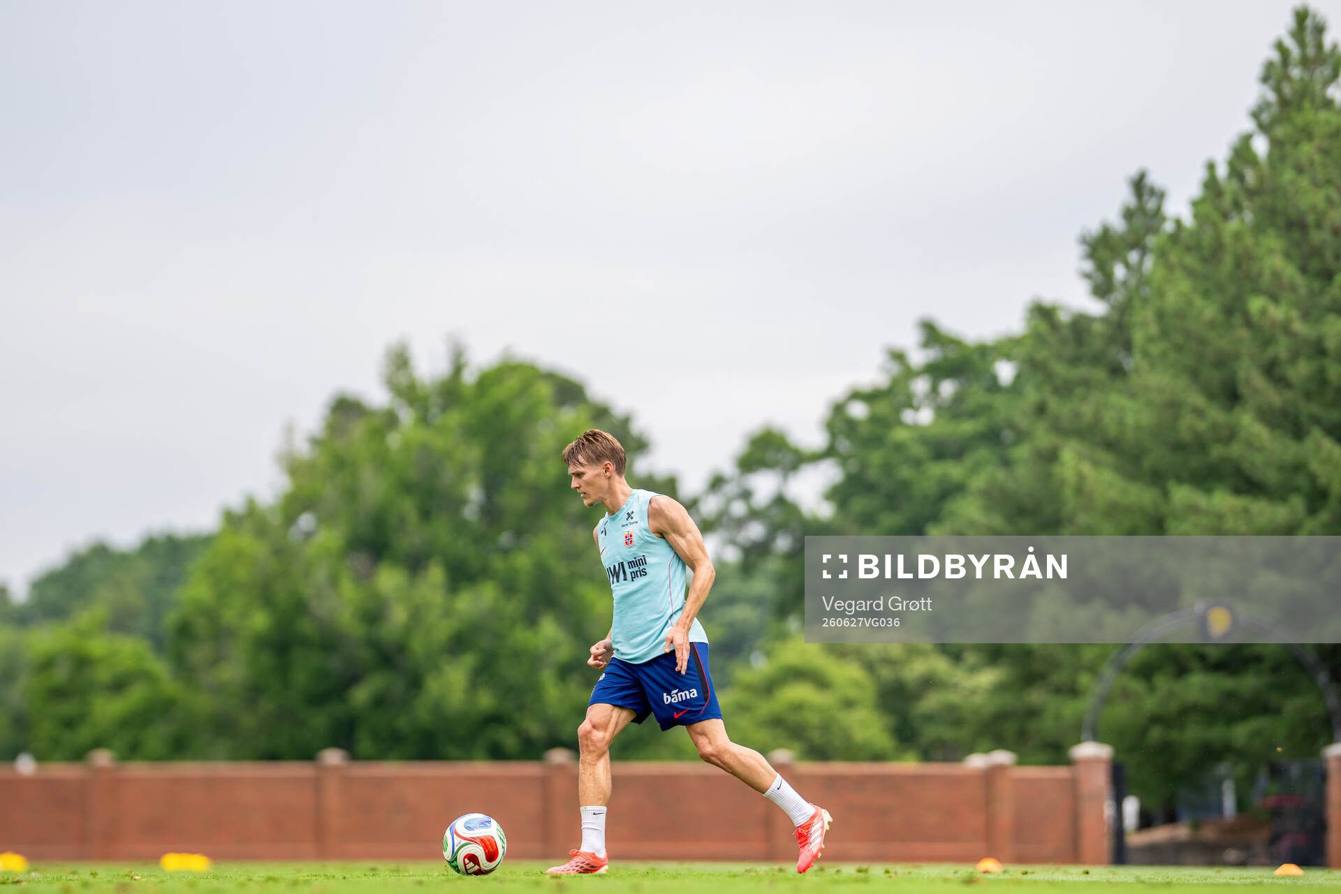 Martin Ødegaard of the Norwegian national football team at