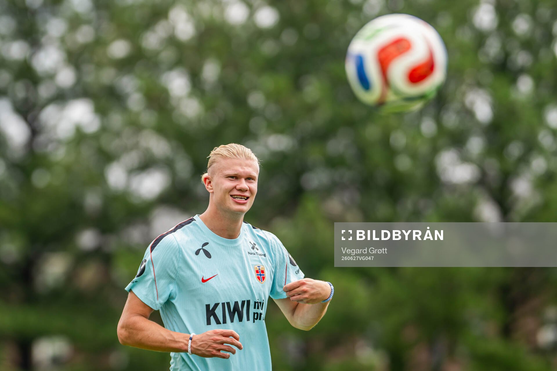 Erling Braut Haaland of the Norwegian national football