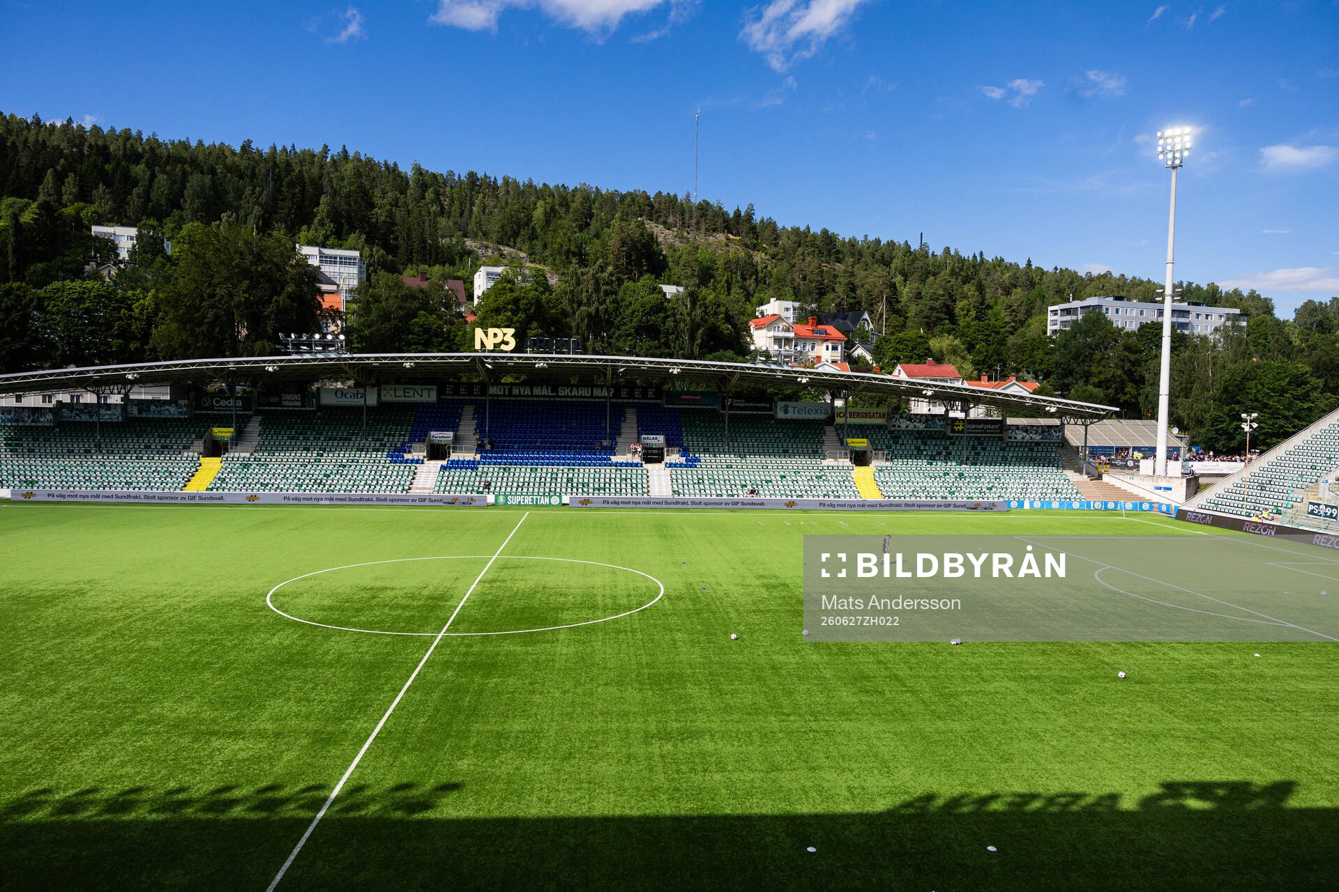 Interiör vy av NP3 Arena