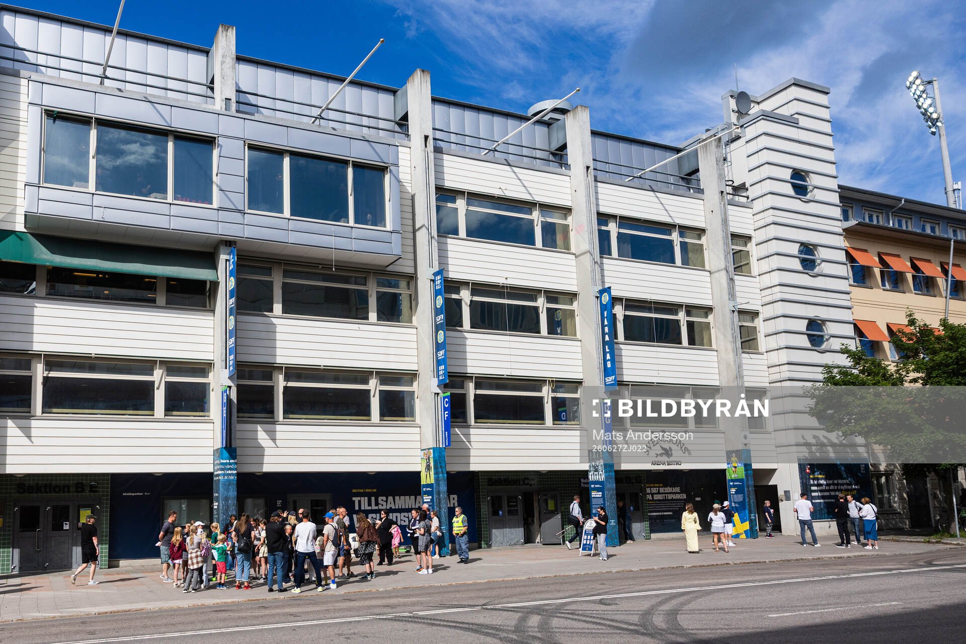 Exteriör vy av NP3 Arena