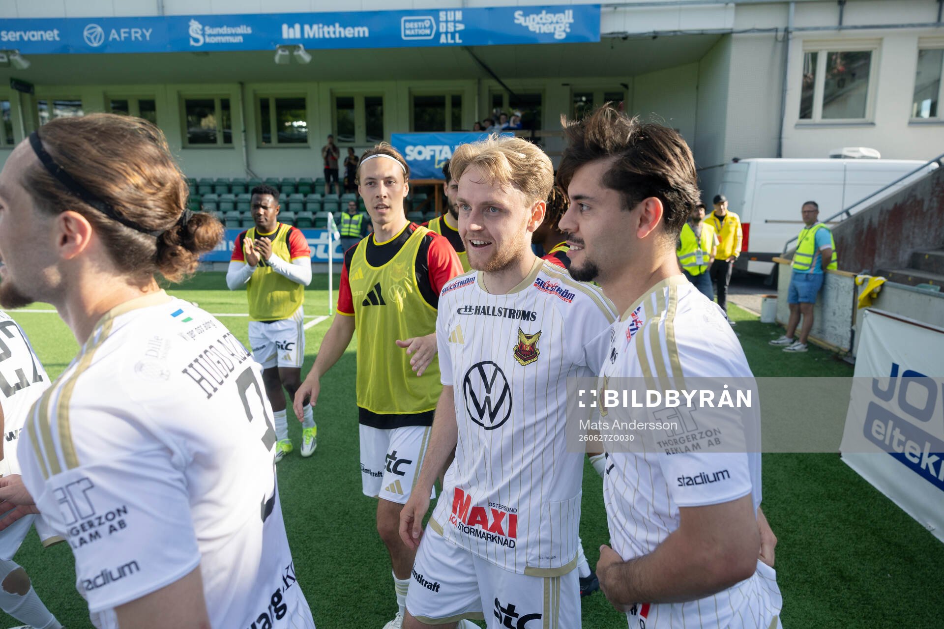 Östersunds Simon Marklund jublar