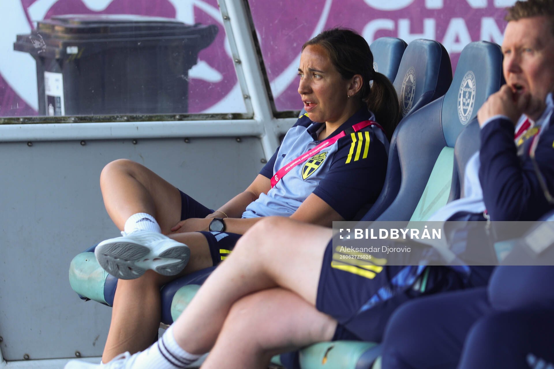 Coach Briana Campos of Sweden