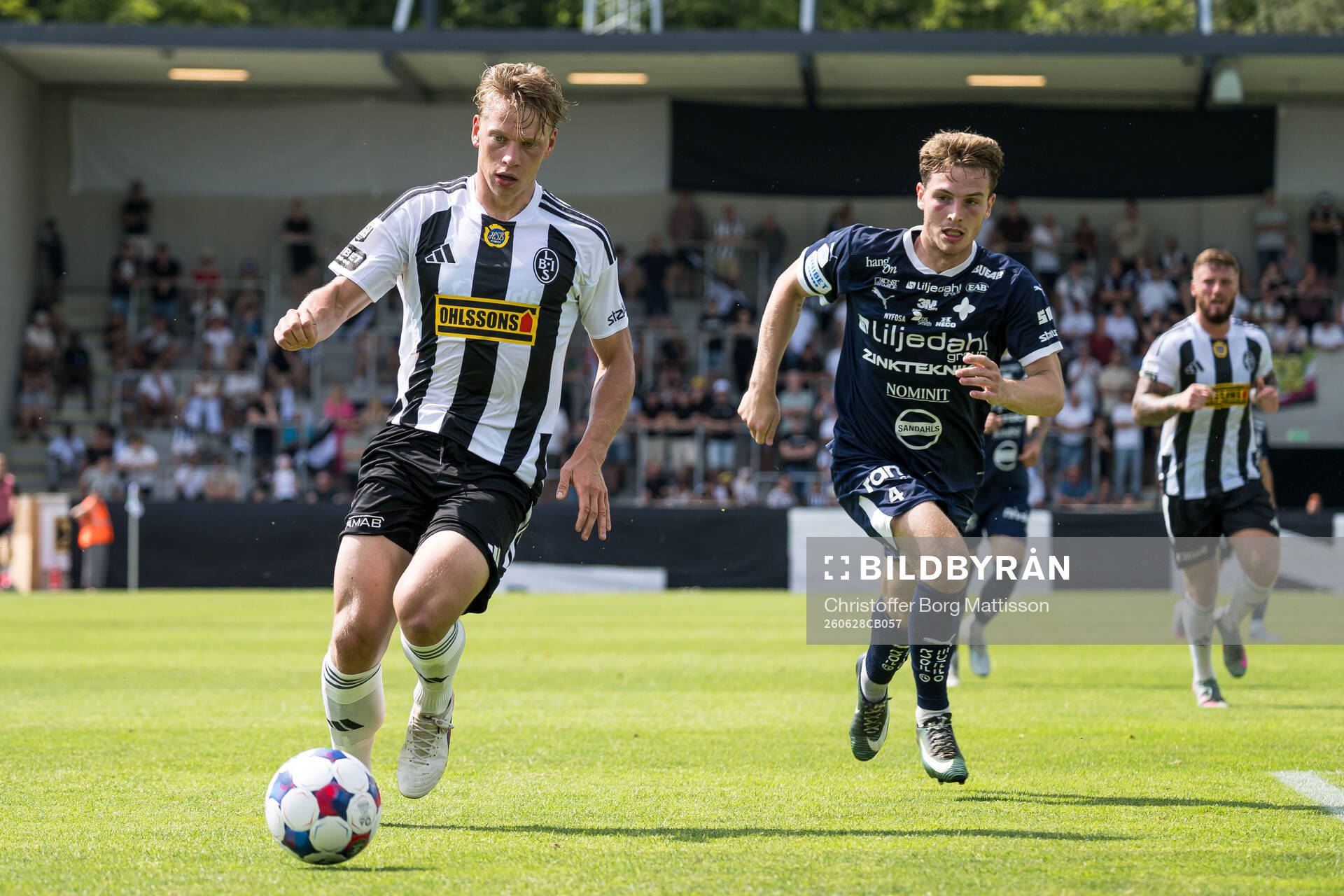 Landskronas Gustaf Bruzelius och IFK Värnamos Samuel