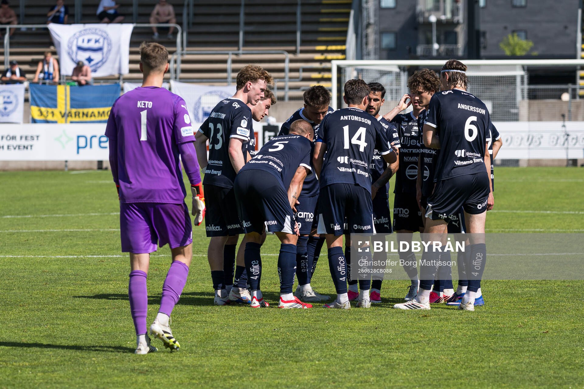 IFK Värnamos spelare deppar