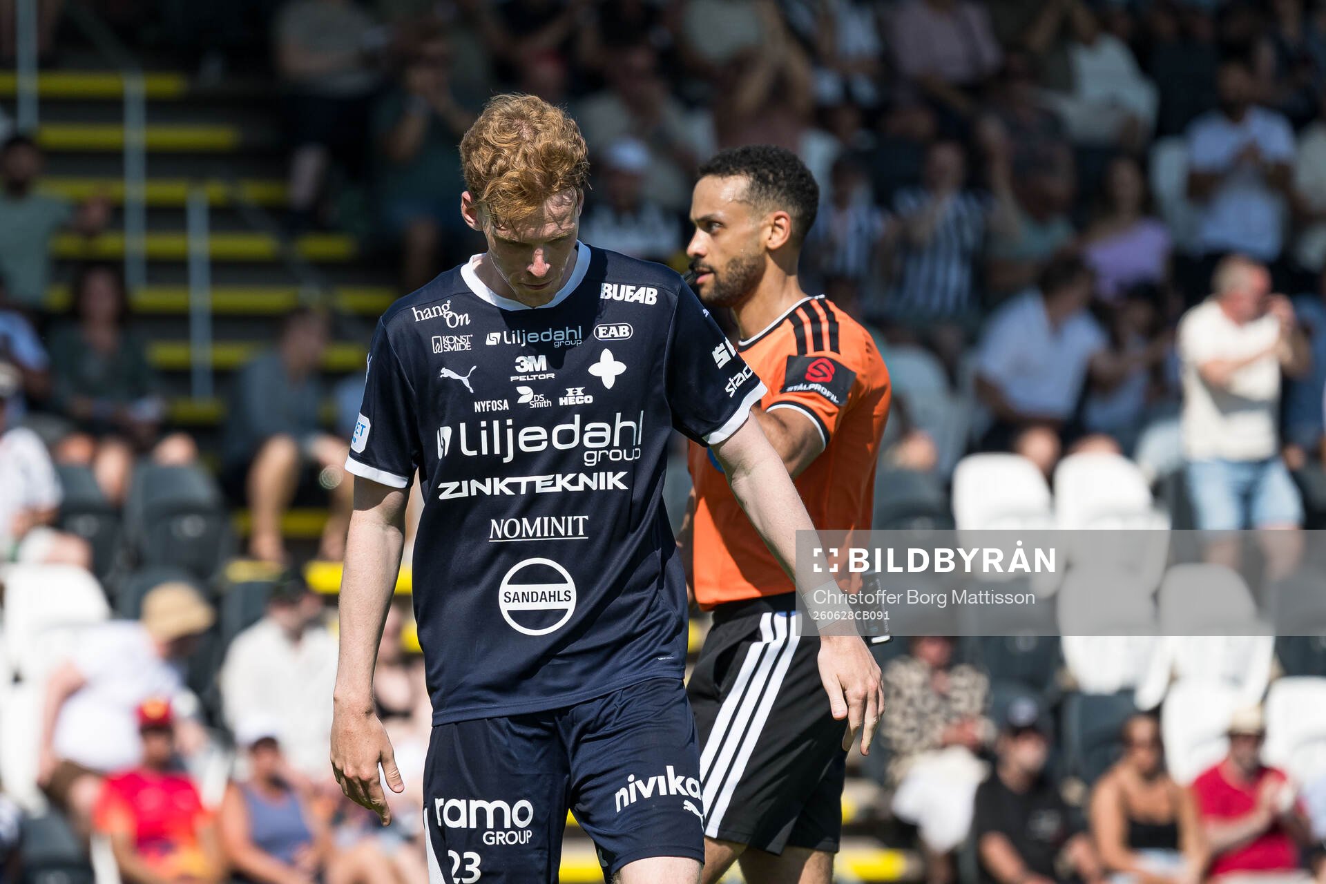 IFK Värnamos Logi Hrafn Robertsson deppar