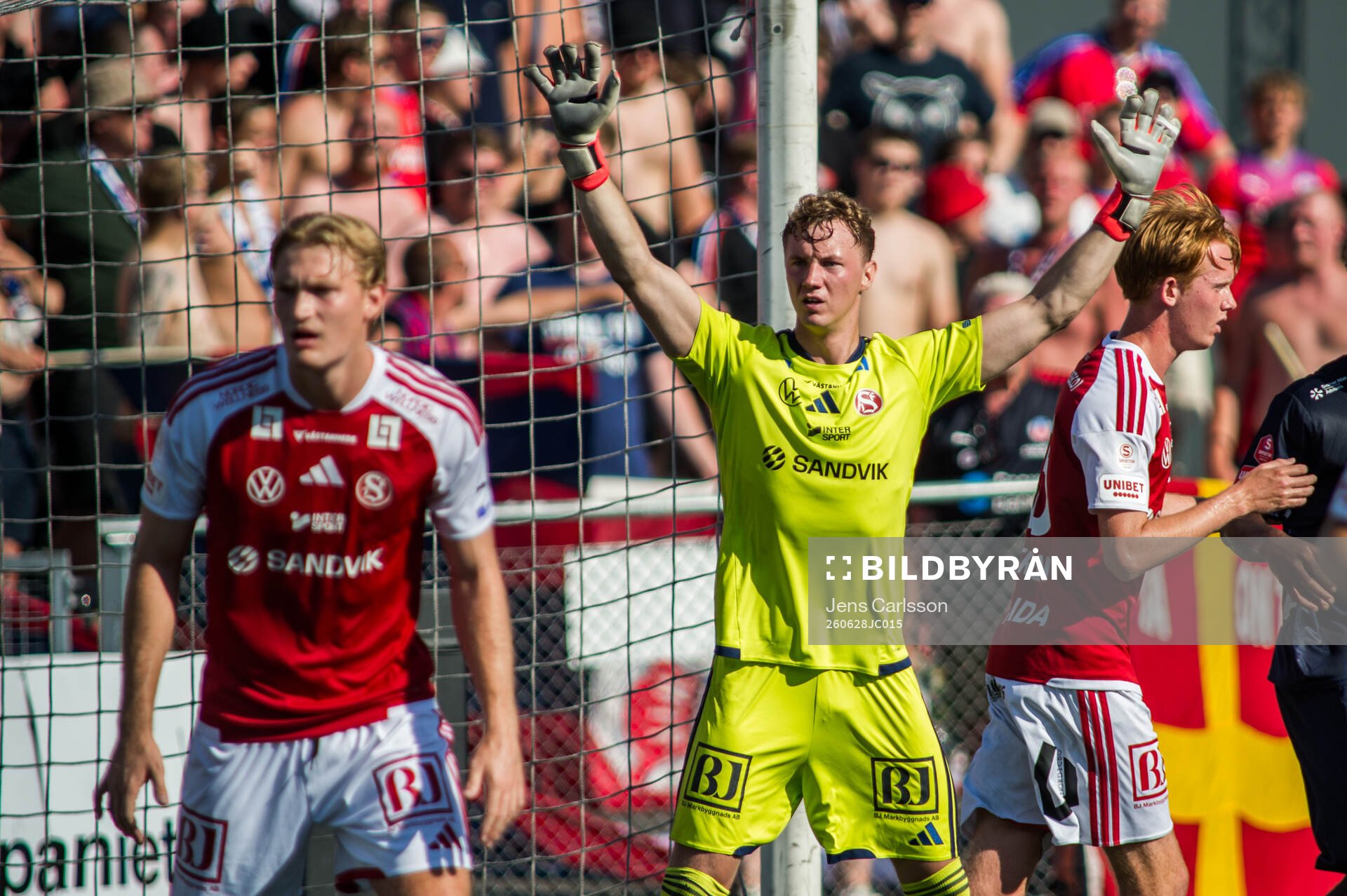 Sandvikens målvakt Otto Lindell