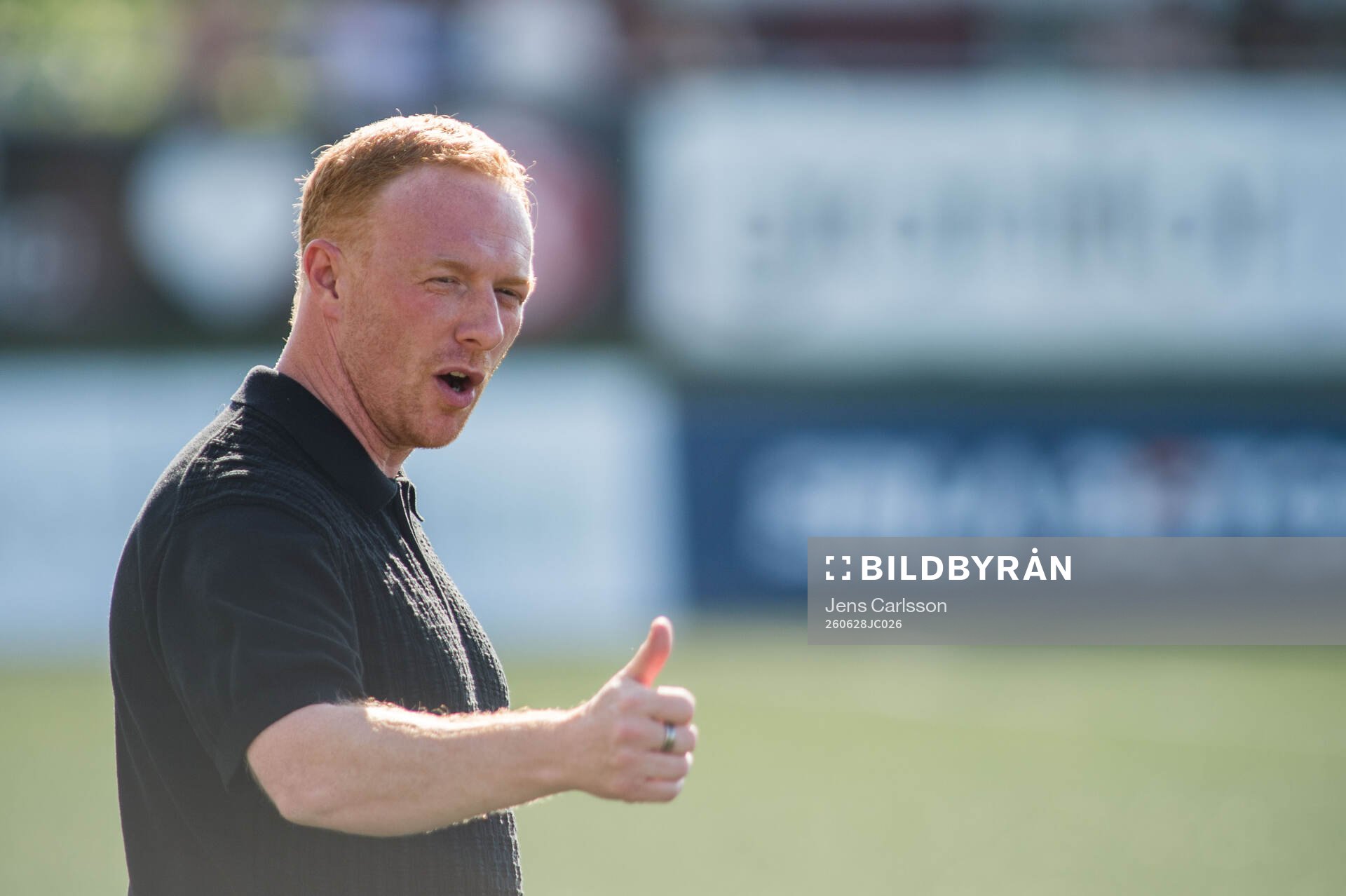 Helsingborgs manager Stevie Grieve