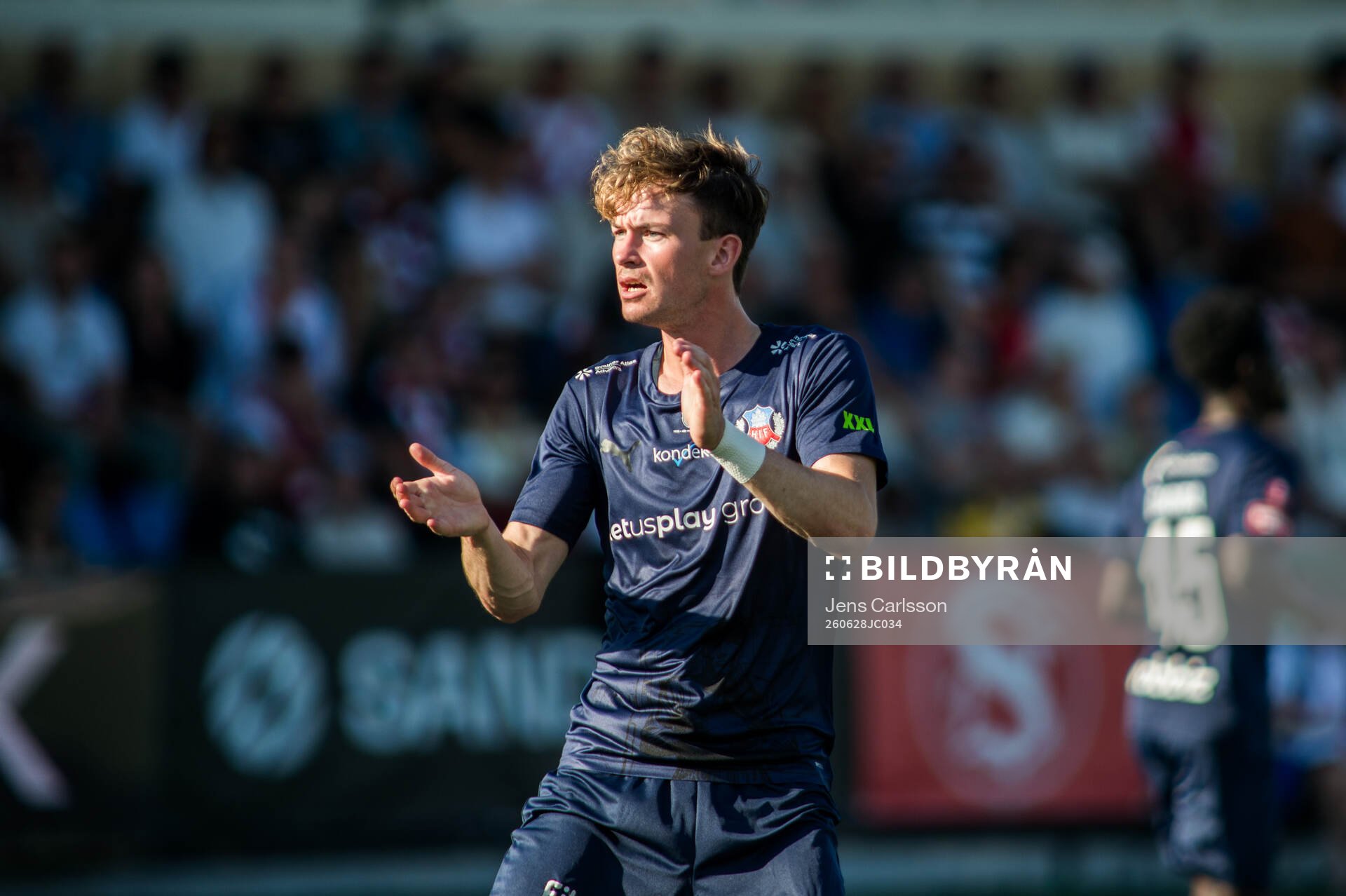 Helsingborgs Alexander Johansson jublar
