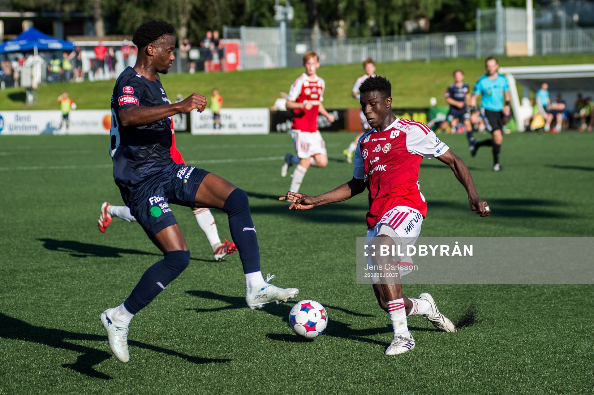 Helsingborgs Clancy Valere Biten och Sandvikens Valassina