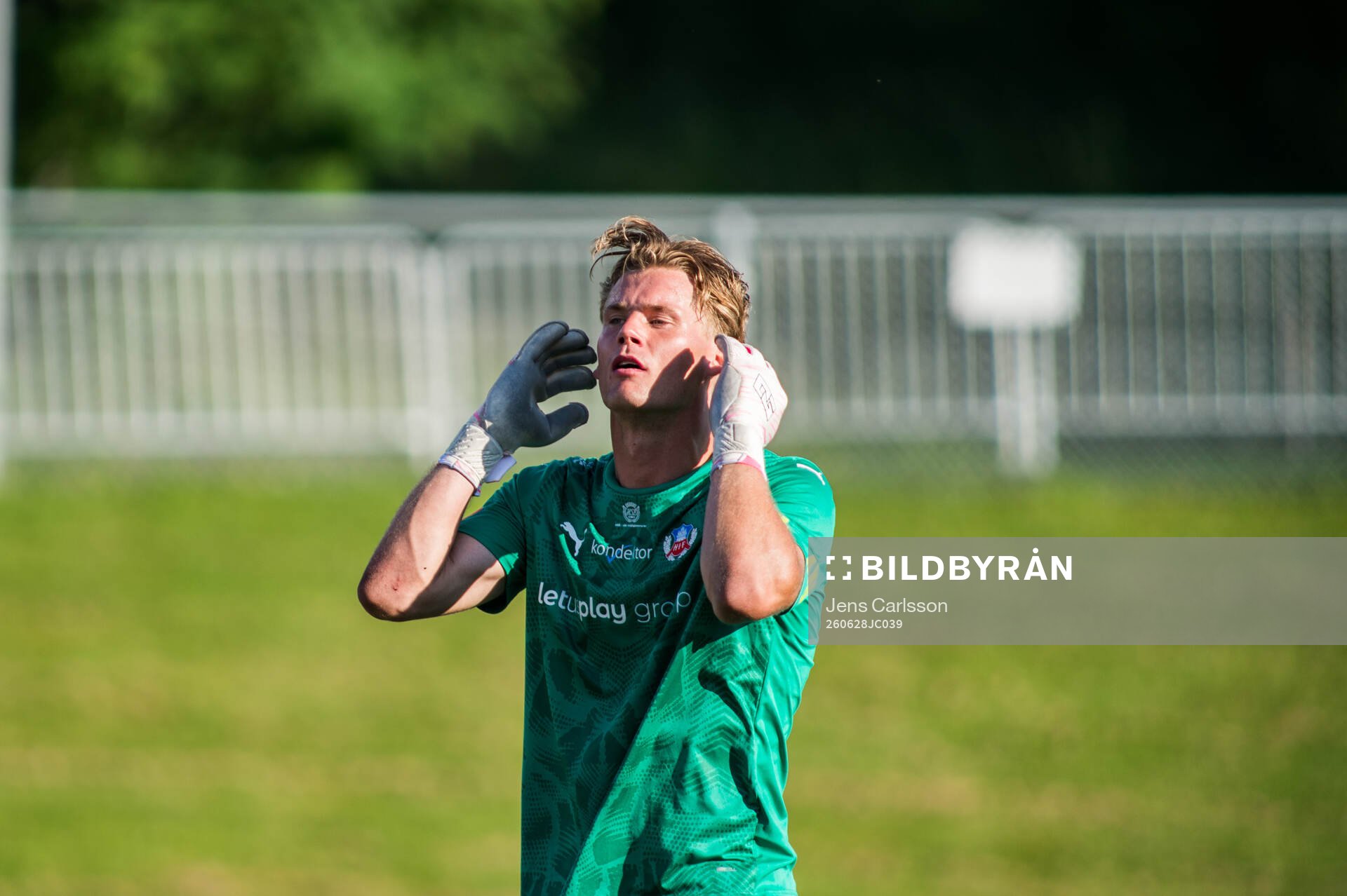 Helsingborgs målvakt Johan Brattberg