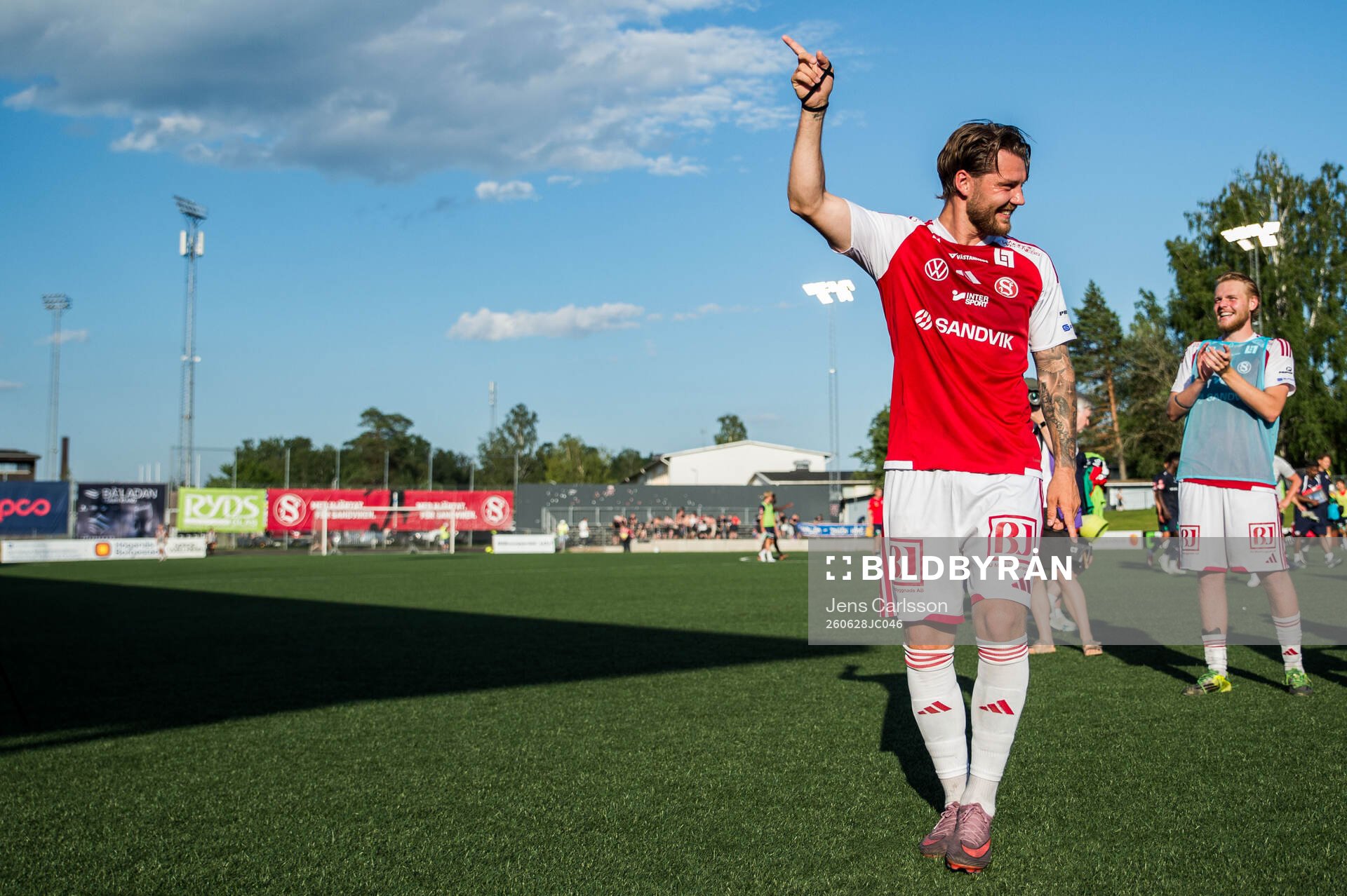 Sandvikens Karl Bohm jublar
