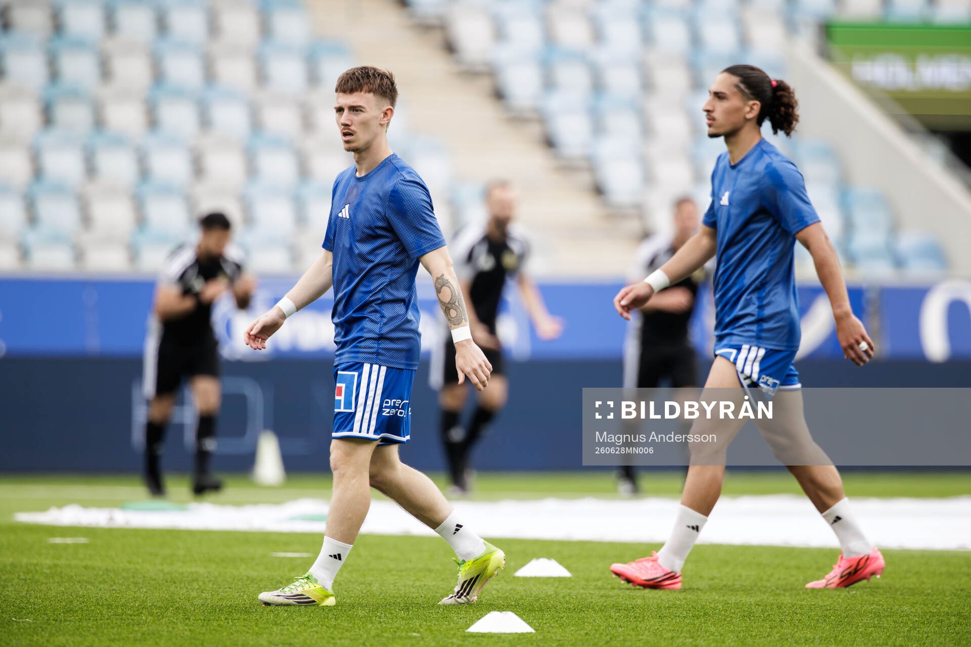 IFK Norrköpings Ryan Nelson och Elias Jemal