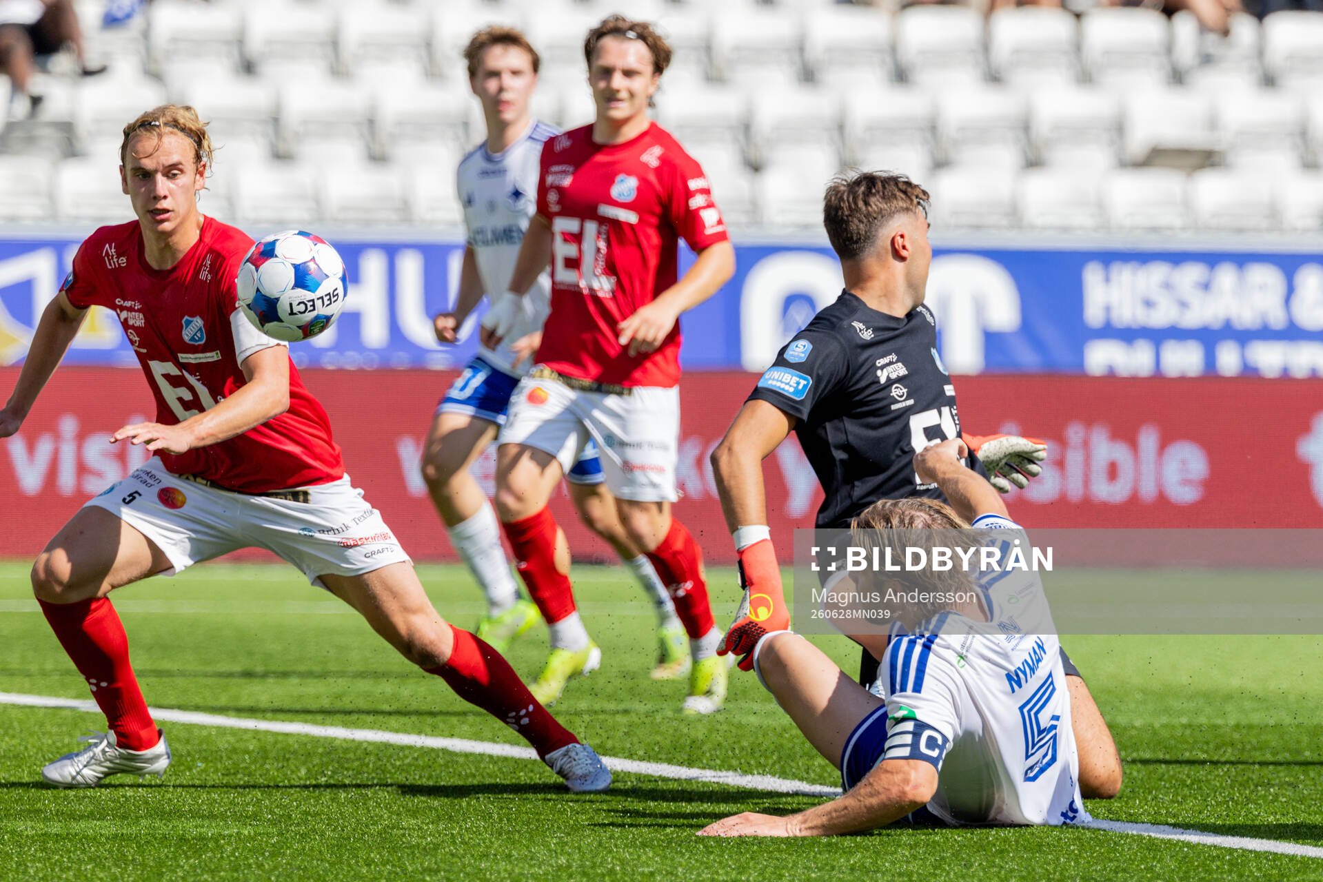 Norrbys Vidar Svendsén, Sebastian Banozic och Norrbys