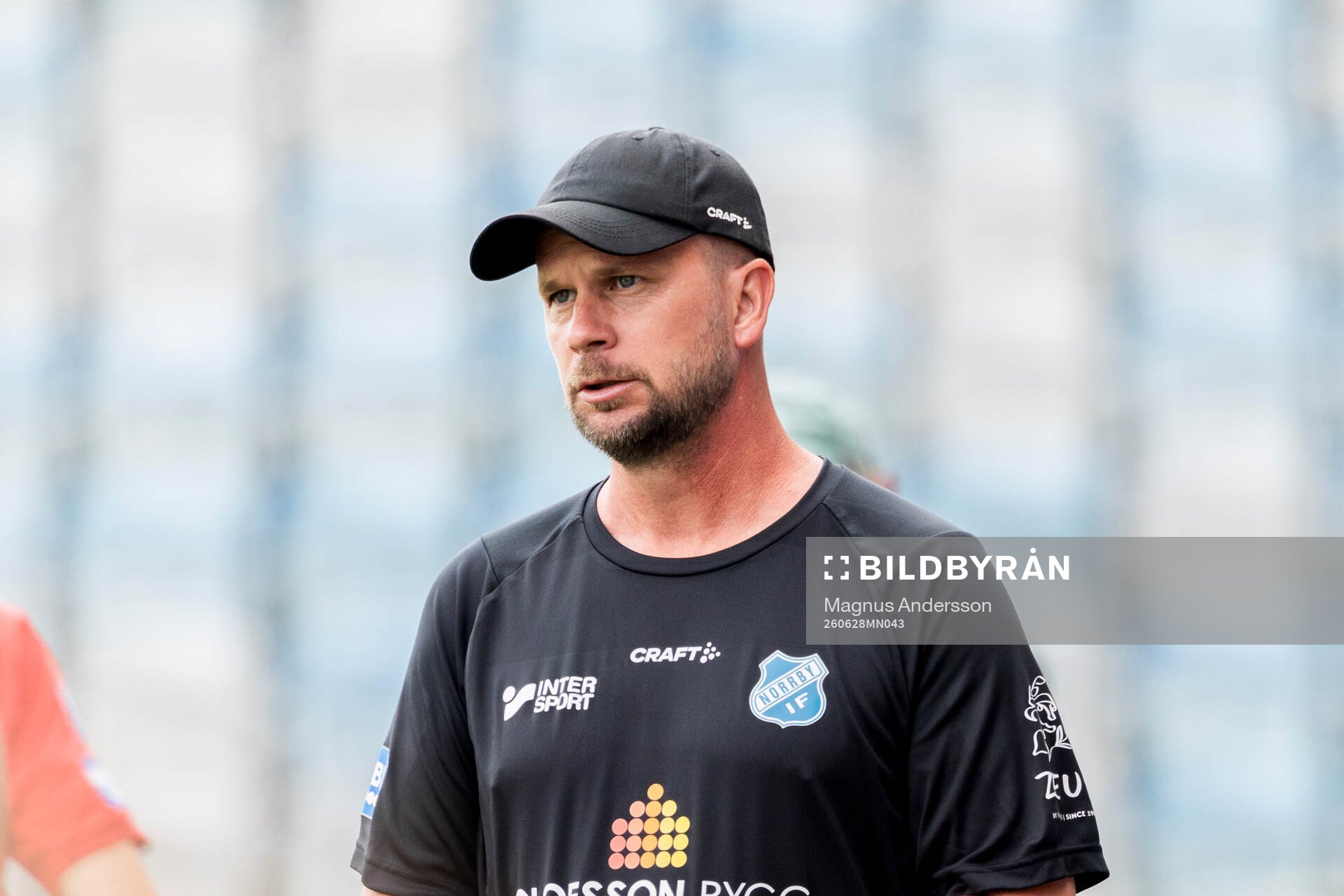 Norrbys tränare Tobias Linderoth
