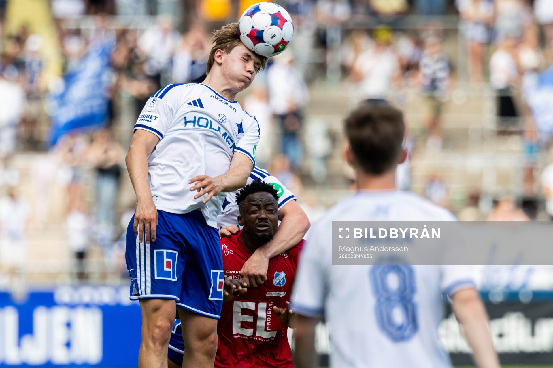 IFK Norrköpings Ture Sandberg och Norrbys Azeez Temitope