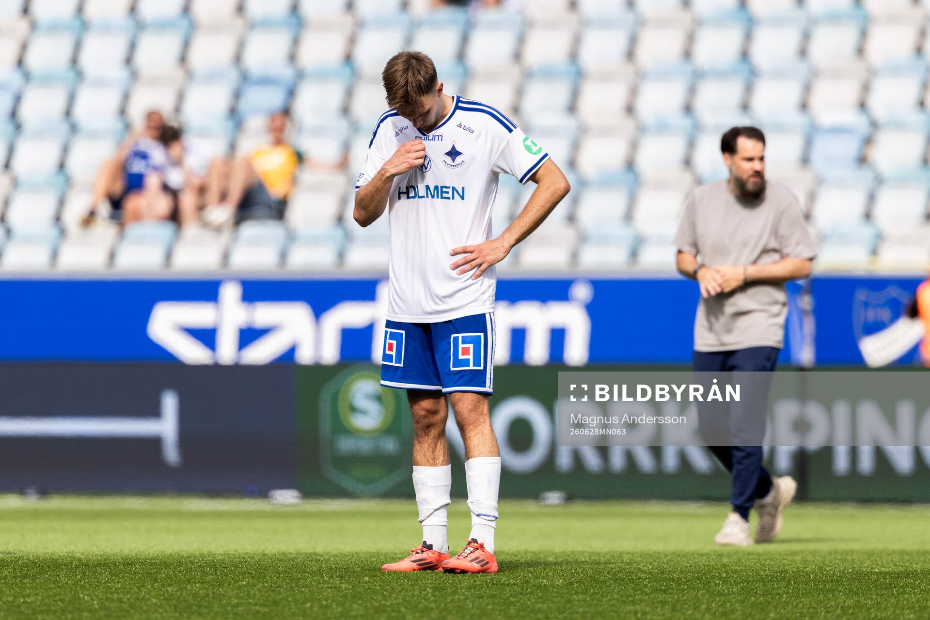 IFK Norrköpings Anton Eriksson deppar