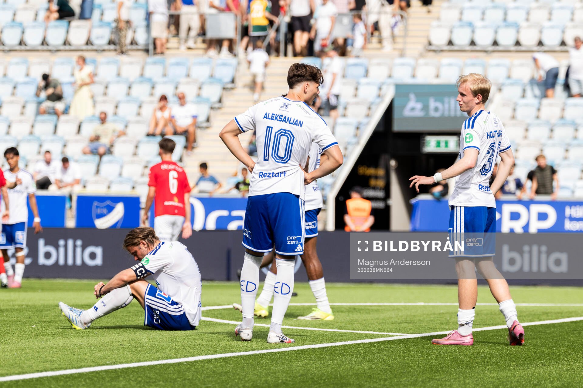 IFK Norrköpings Christoffer Nyman, Albert Aleksanjan och