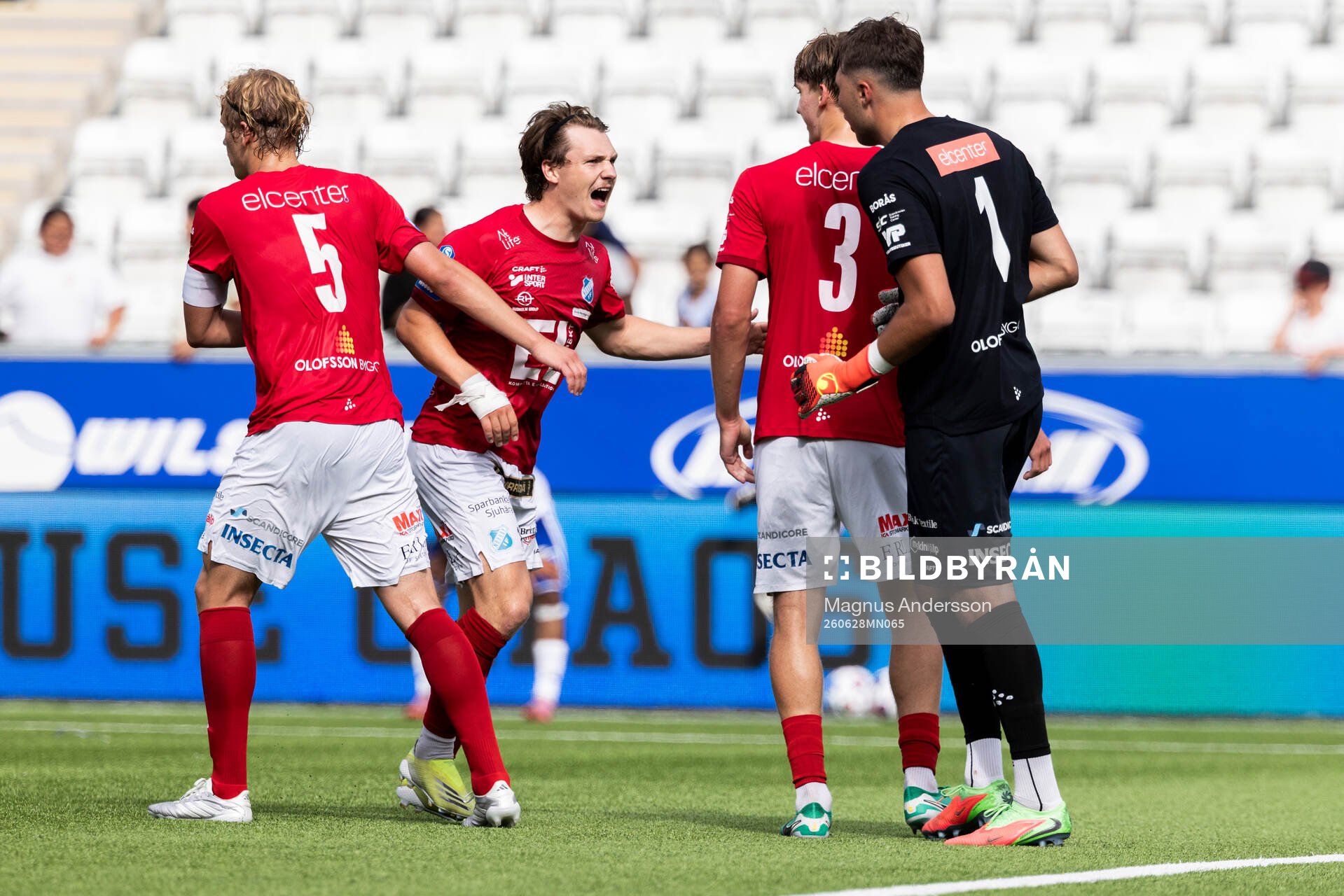 Norrbys Vidar Svendsén, Kevin Liimatainen, Johannes