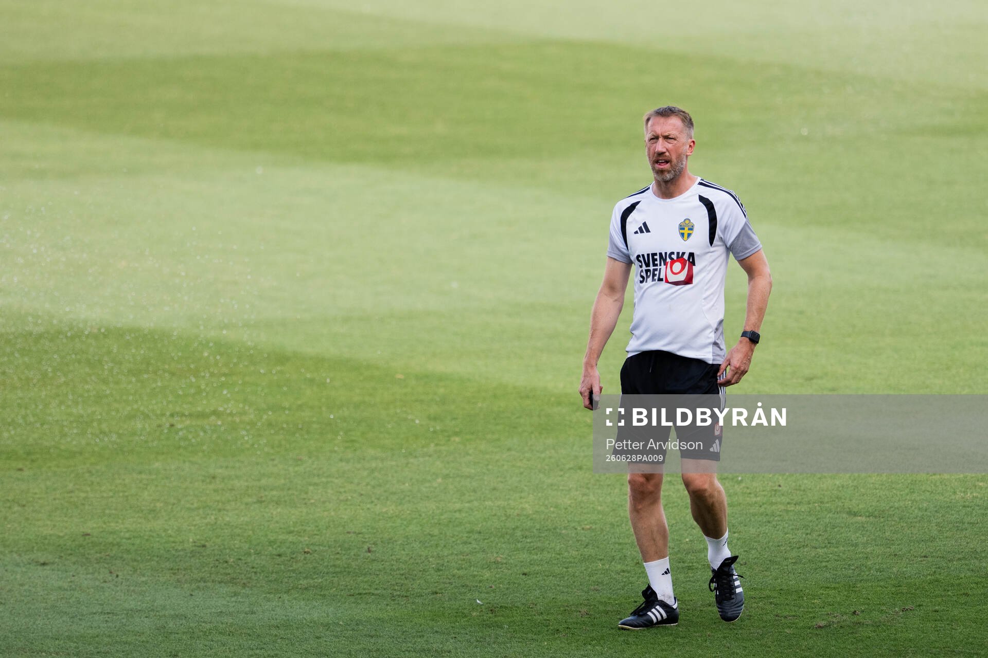 Head coach Graham Potter of the Swedish national football