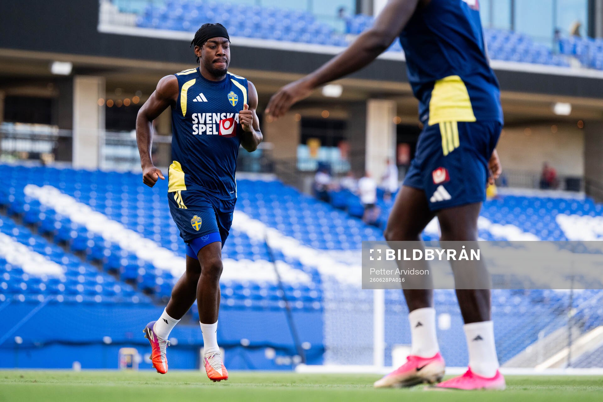 Anthony Elanga of the Swedish national football team at a