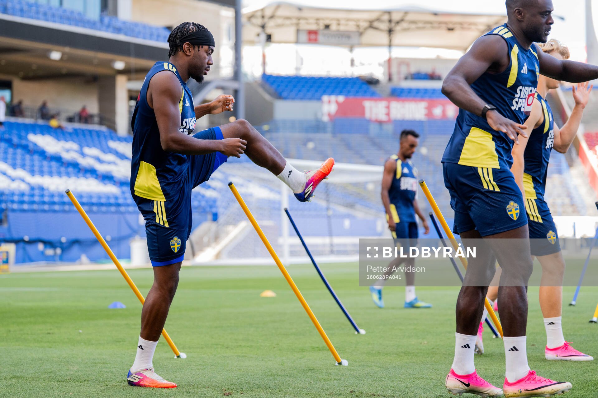 Anthony Elanga of the Swedish national football team at a