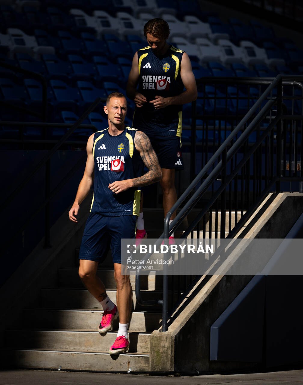 Gustaf Nilsson and Benjamin Nygren of the Swedish national