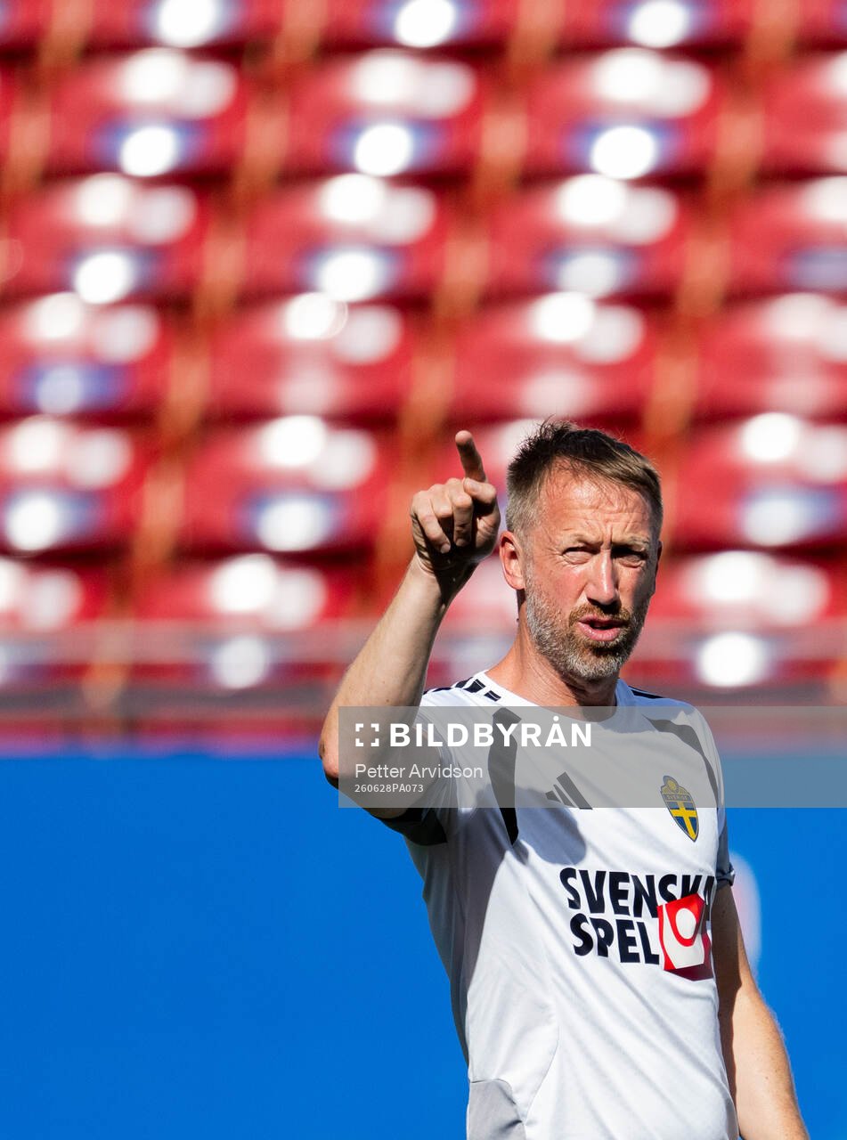 Head coach Graham Potter of the Swedish national football