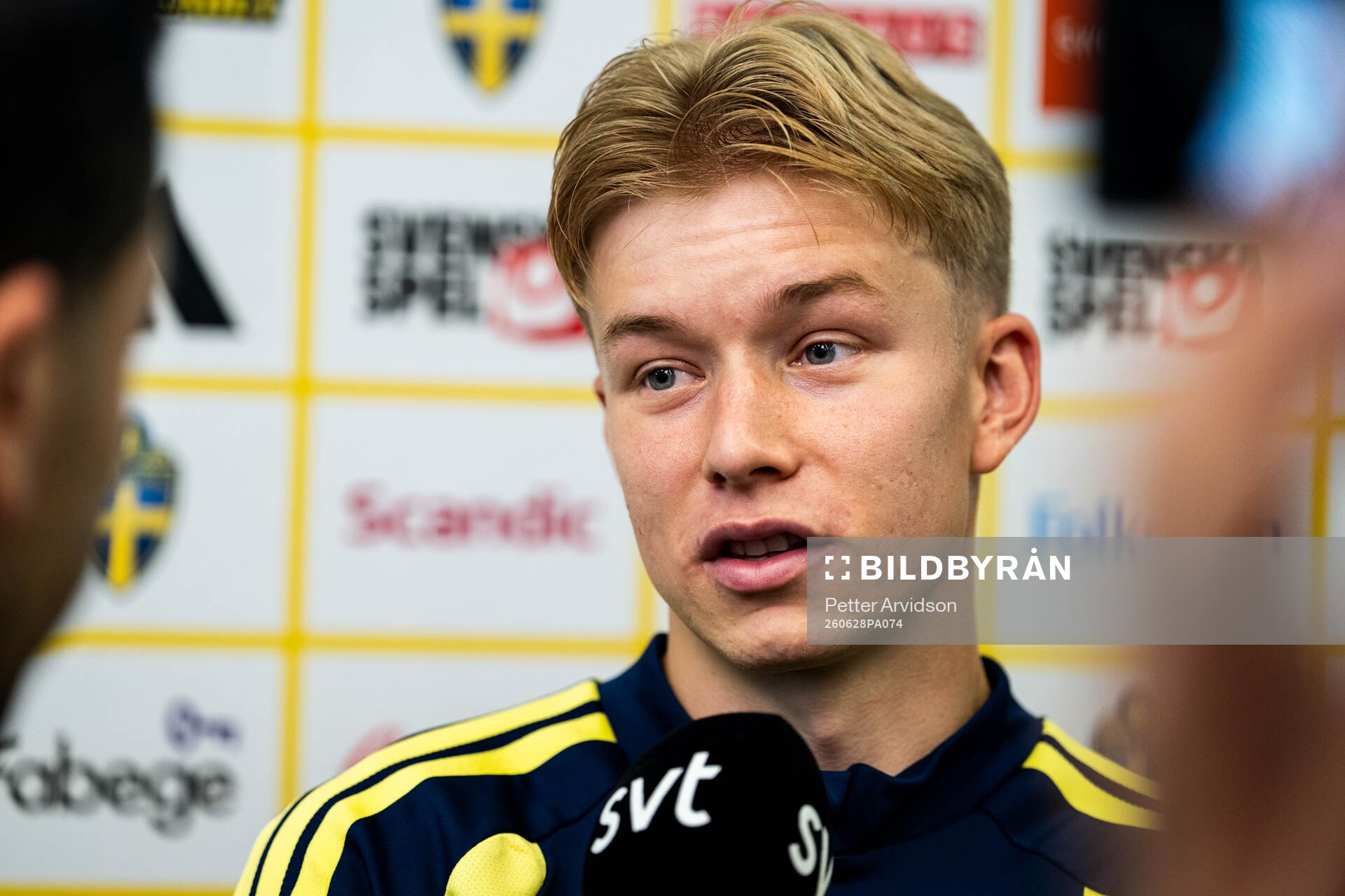 Daniel Svensson of the Swedish men's national football team