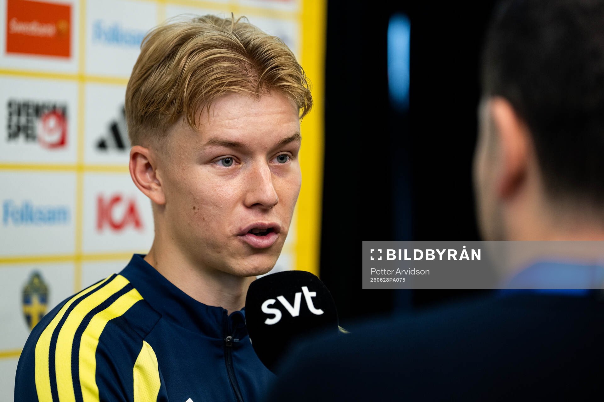Daniel Svensson of the Swedish men's national football team