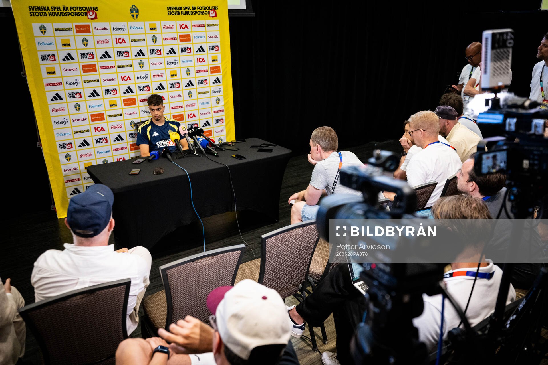 Yasin Ayari of the Swedish men's national football team