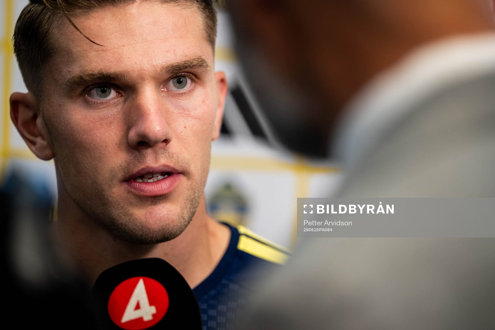 Viktor Gyökeres of the Swedish men's national football team