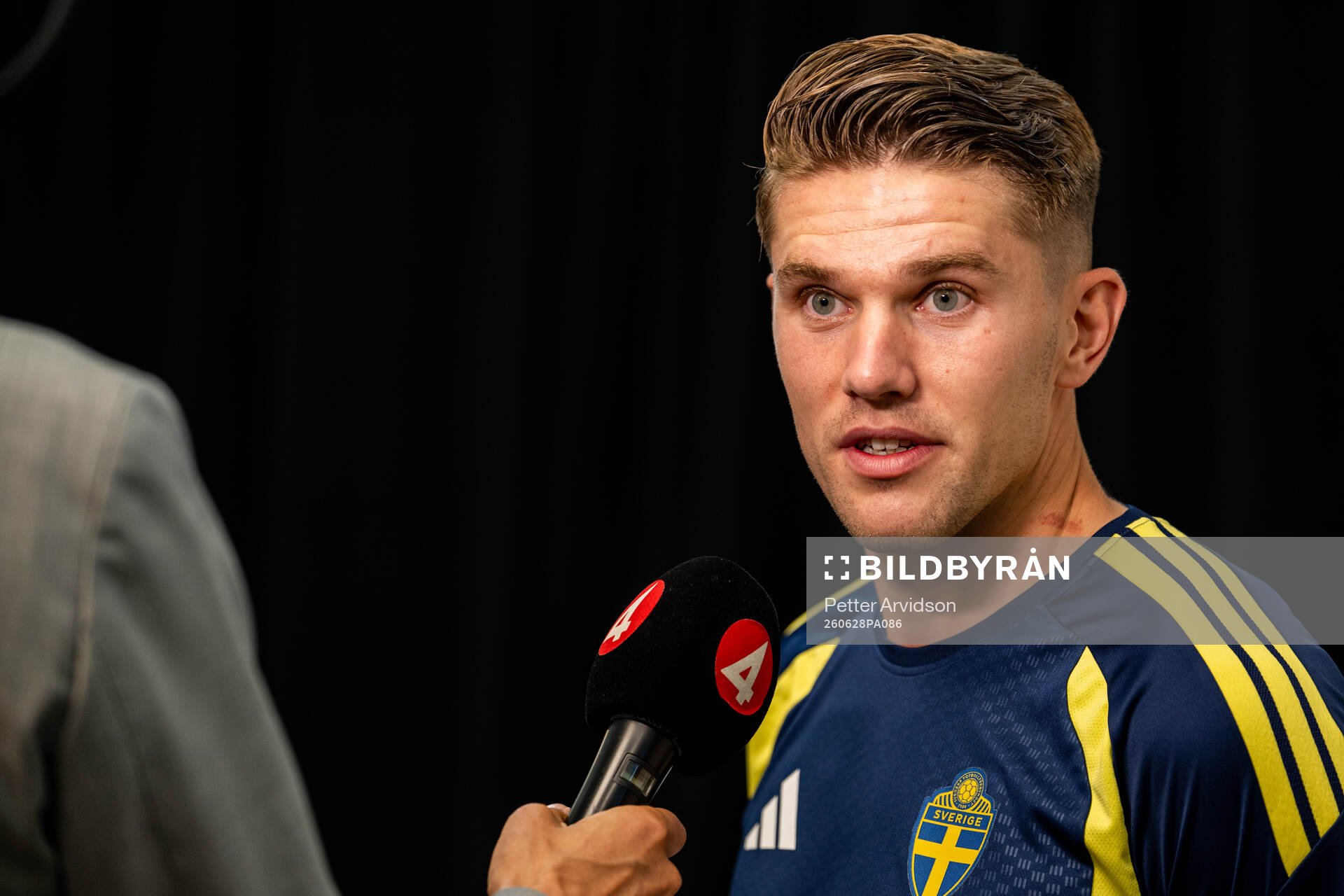 Viktor Gyökeres of the Swedish men's national football team