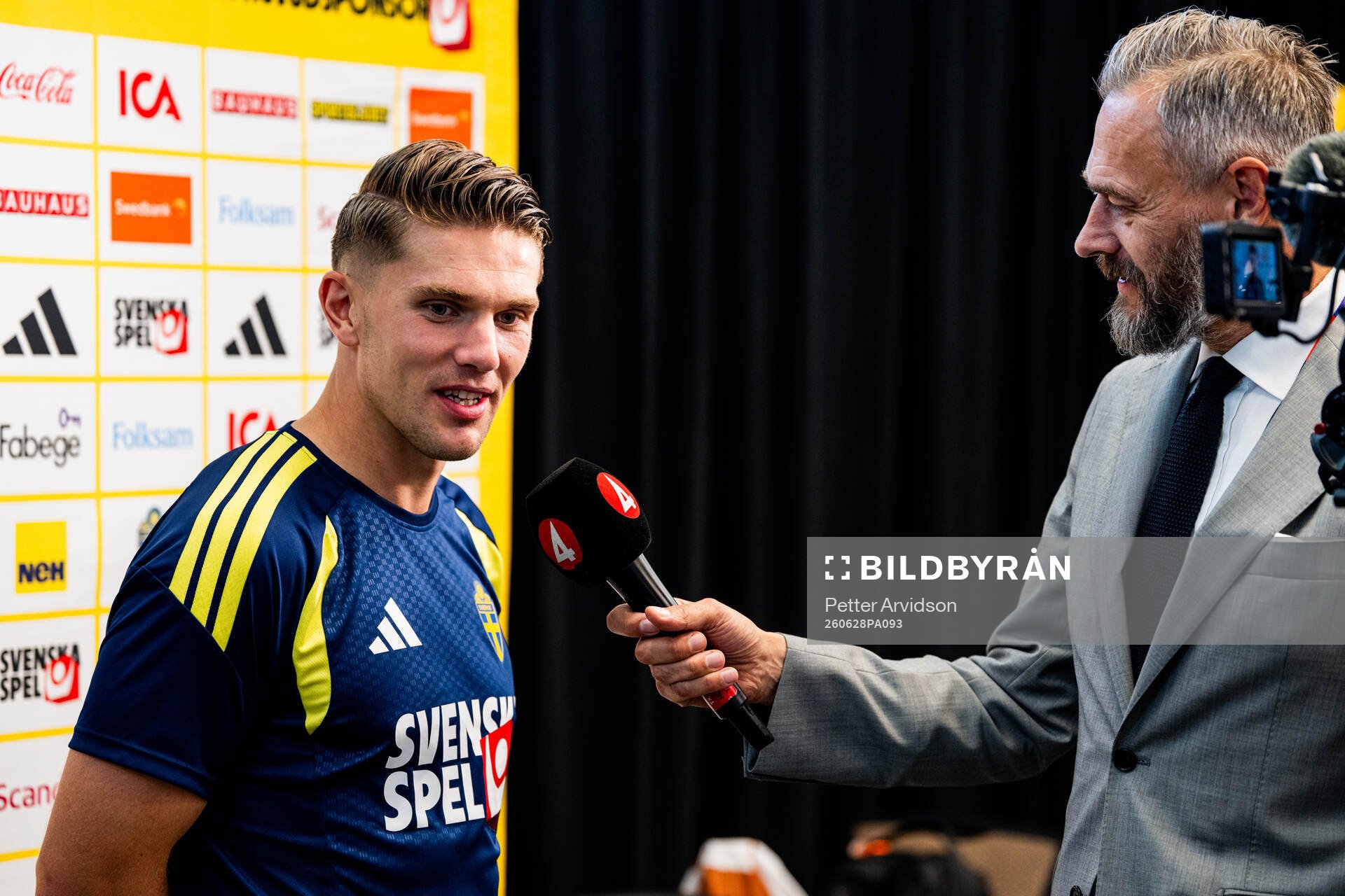 Viktor Gyökeres of the Swedish men's national football team