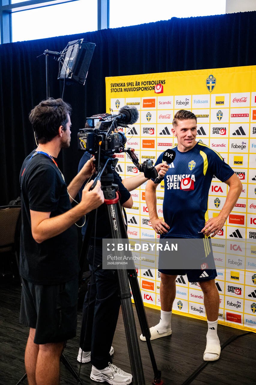 Viktor Gyökeres of the Swedish men's national football team