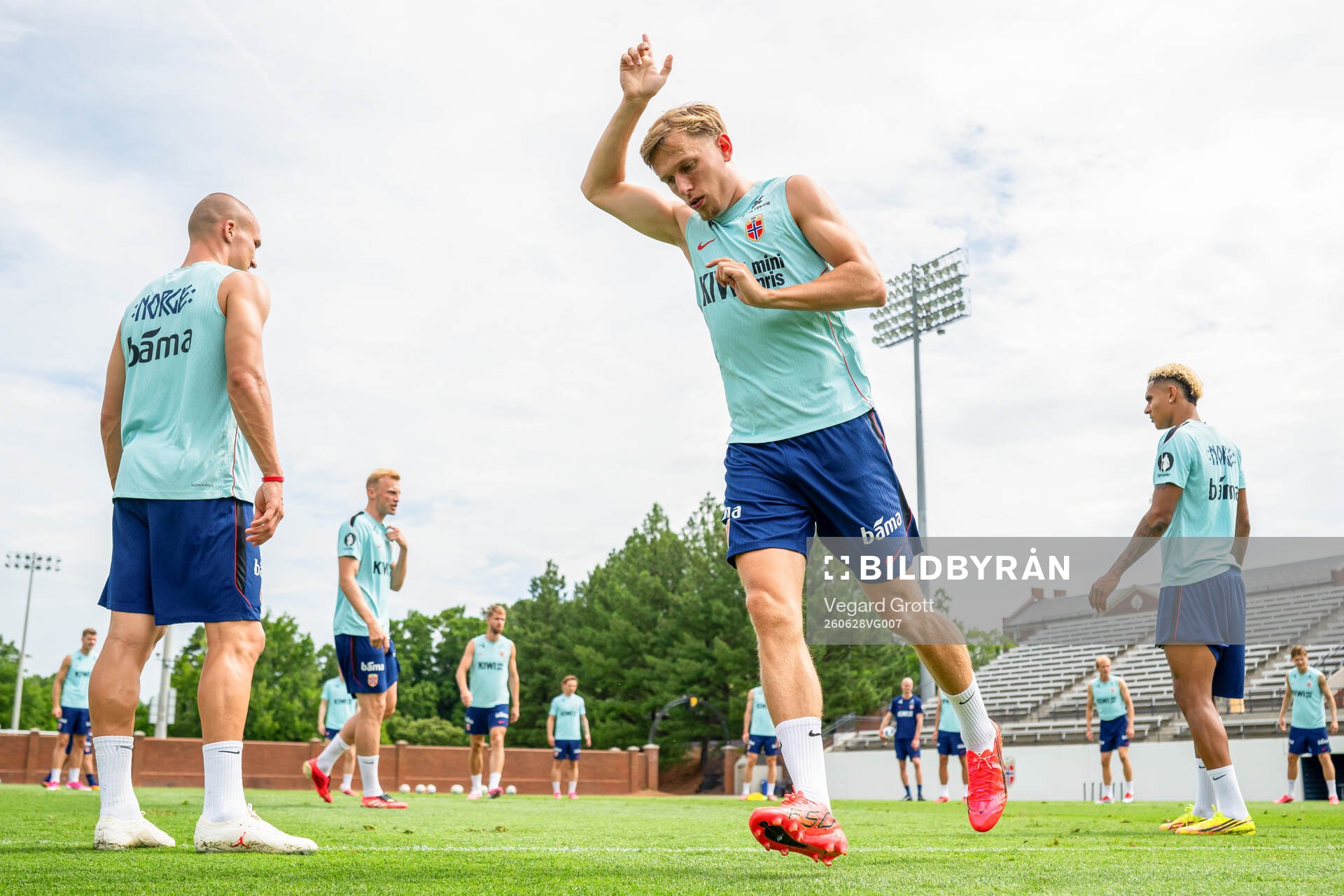 Marcus Holmgren Pedersen of the Norwegian national football