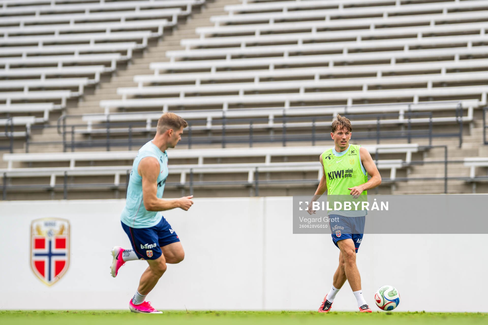 Sander Berge of the Norwegian national football team at a