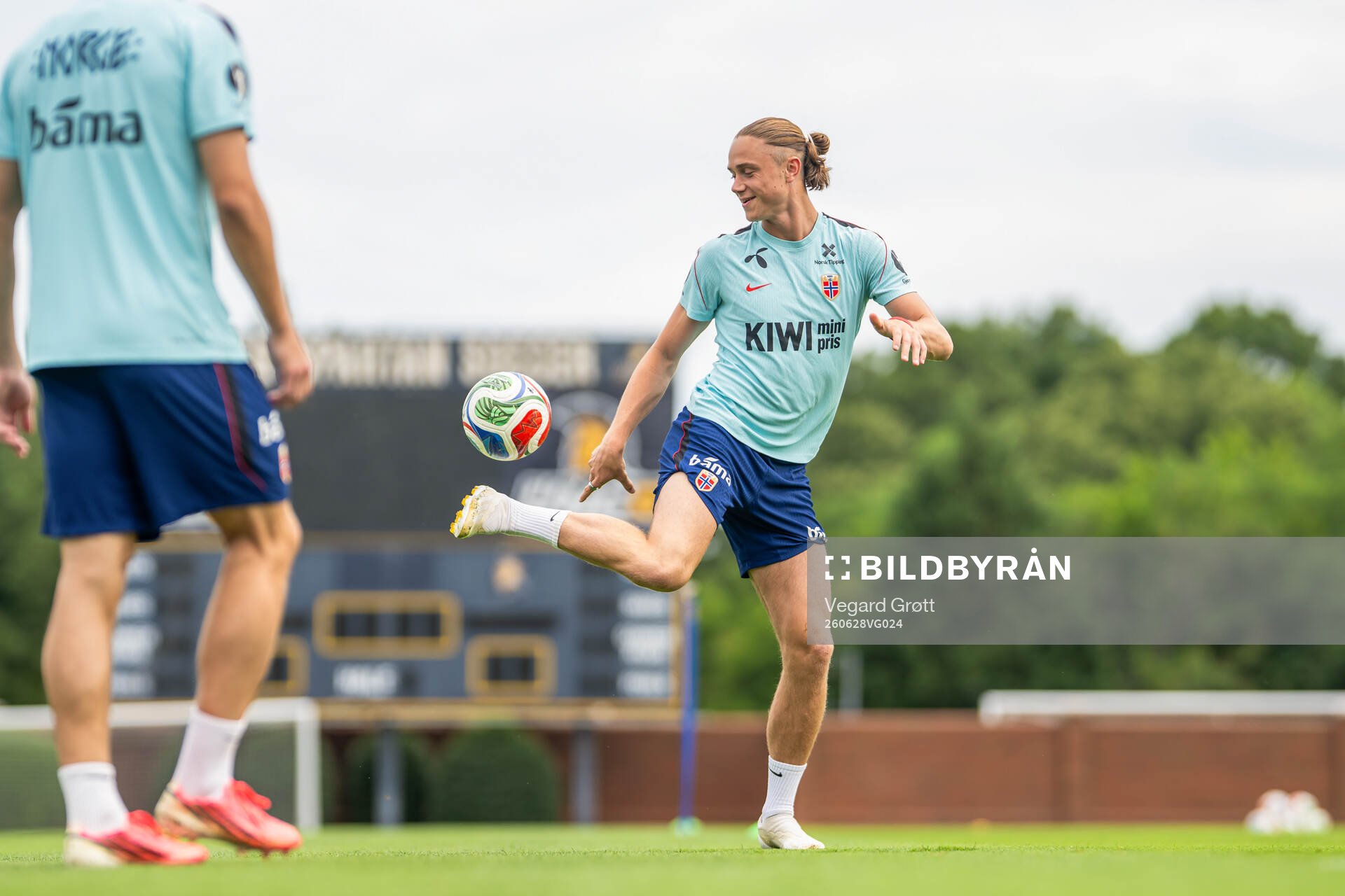 Thelo Aasgaard of the Norwegian national football team at a