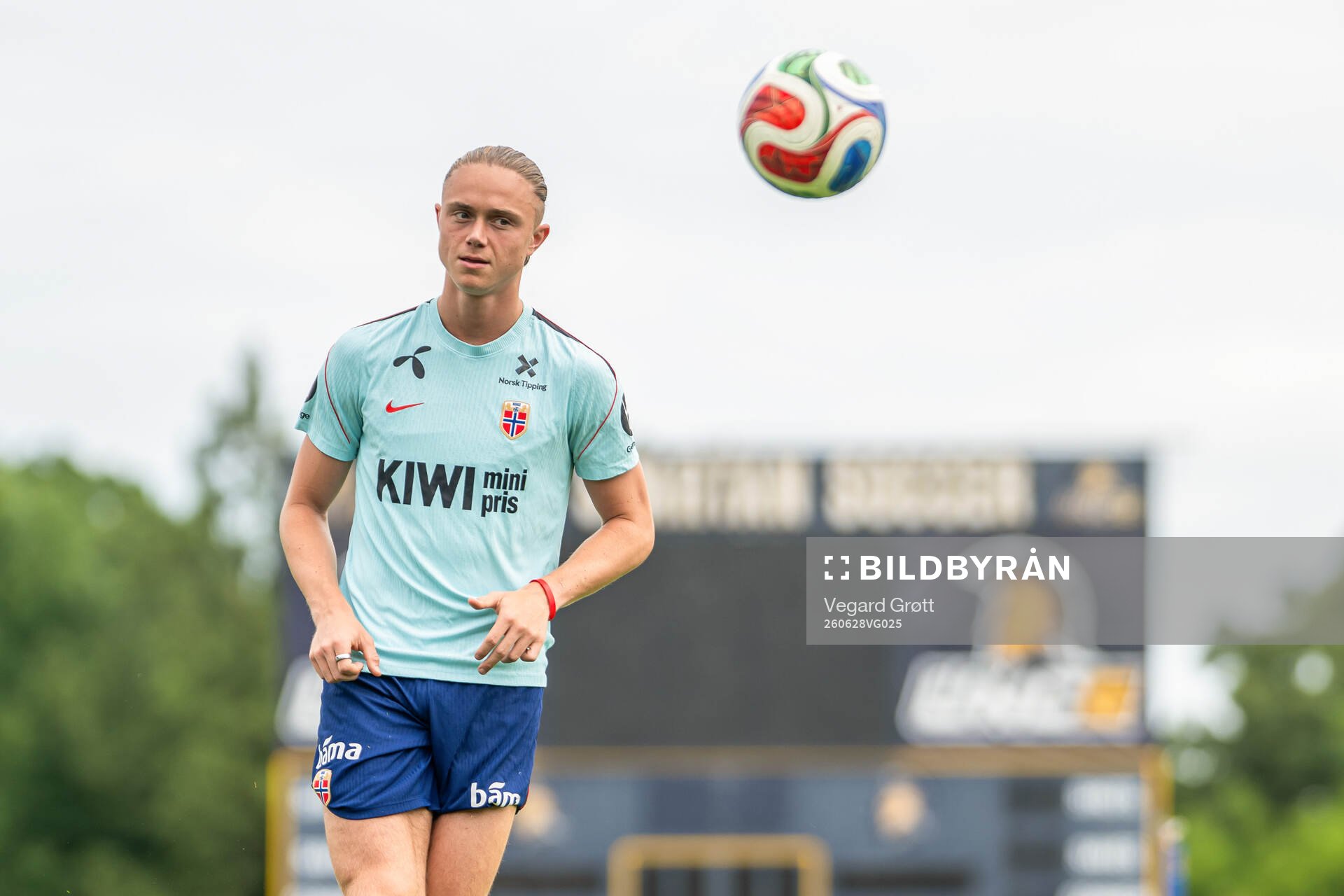 Thelo Aasgaard of the Norwegian national football team at a