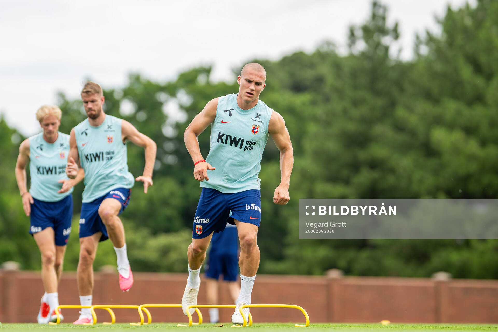 Leo Østigård of the Norwegian national football team at a