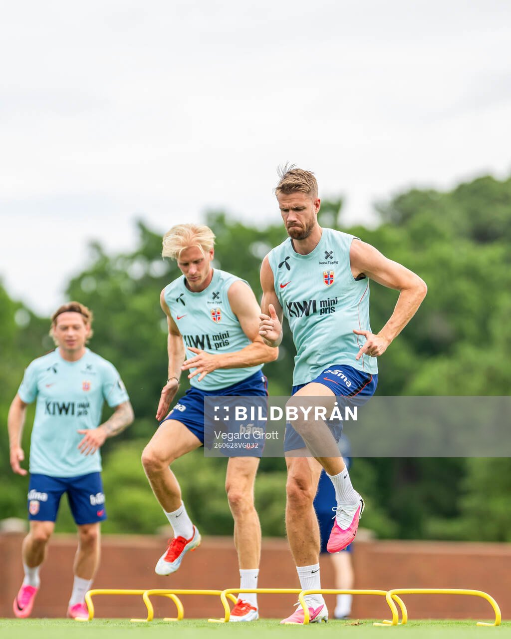 Kristoffer Ajer of the Norwegian national football team at