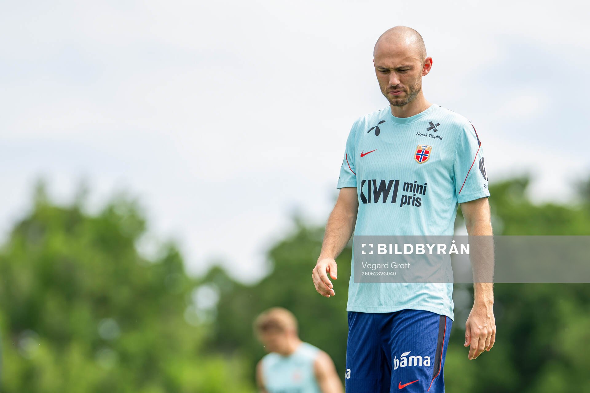 Fredrik Aursnes of the Norwegian national football team at