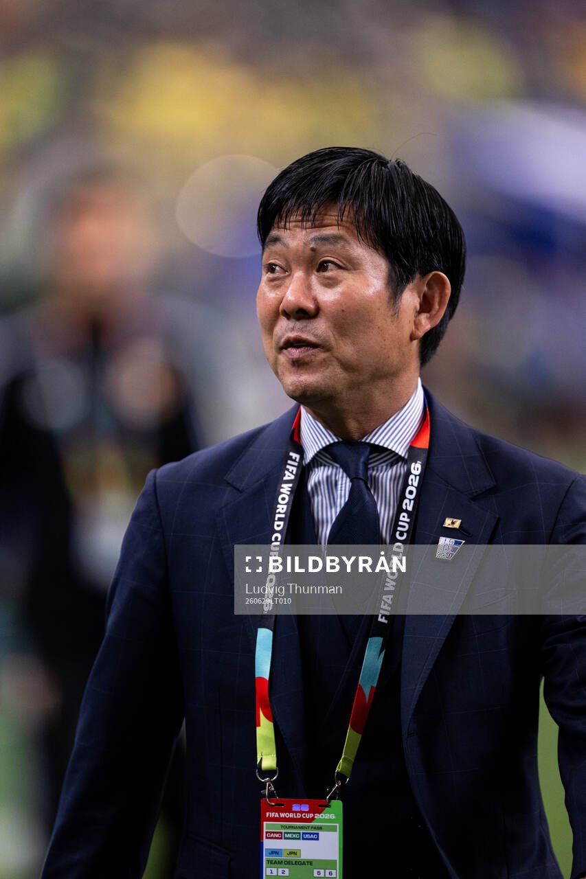 Head coach Hajime Moriyasu of Japan