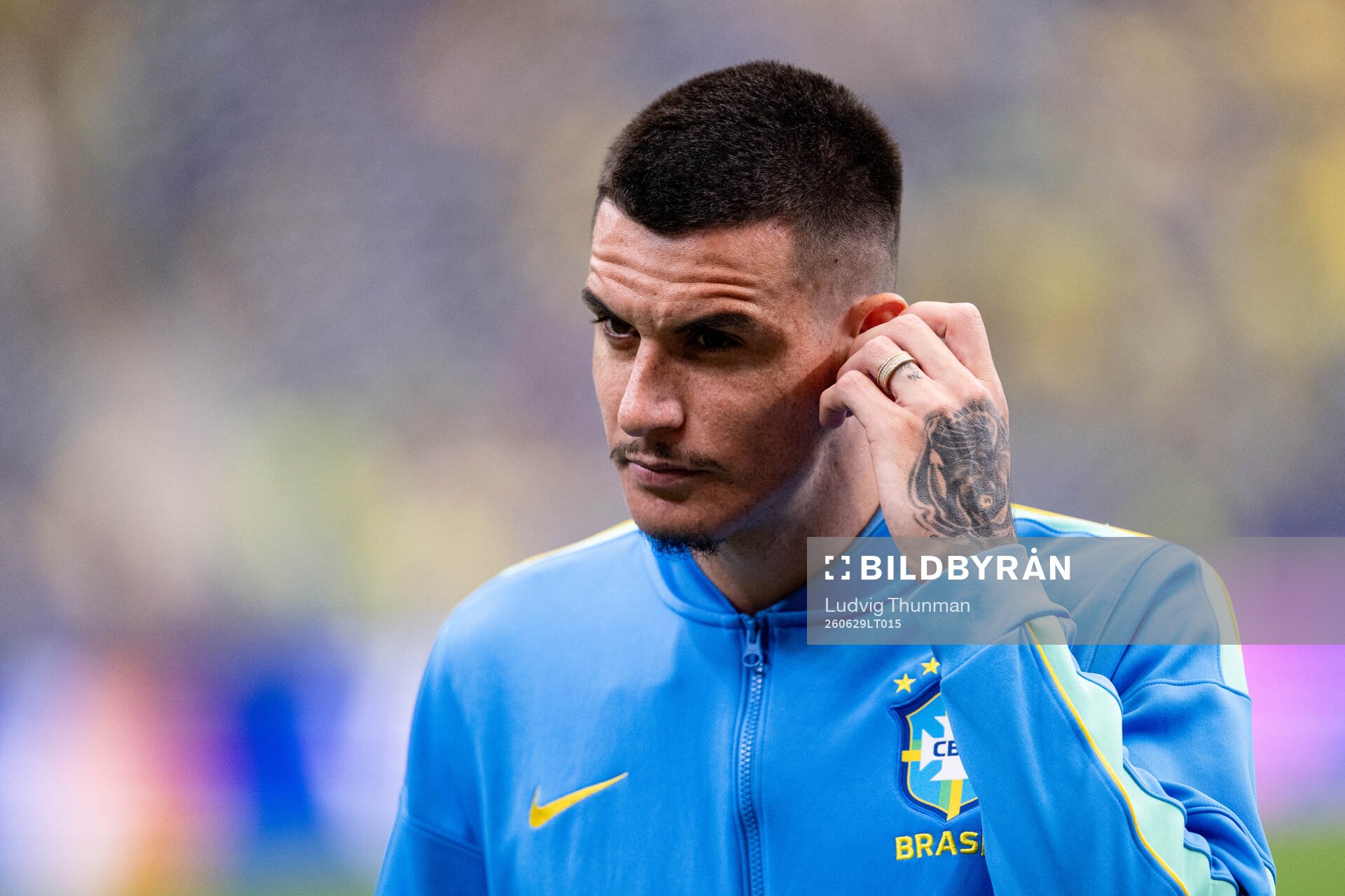 Roger Ibanez of Brazil