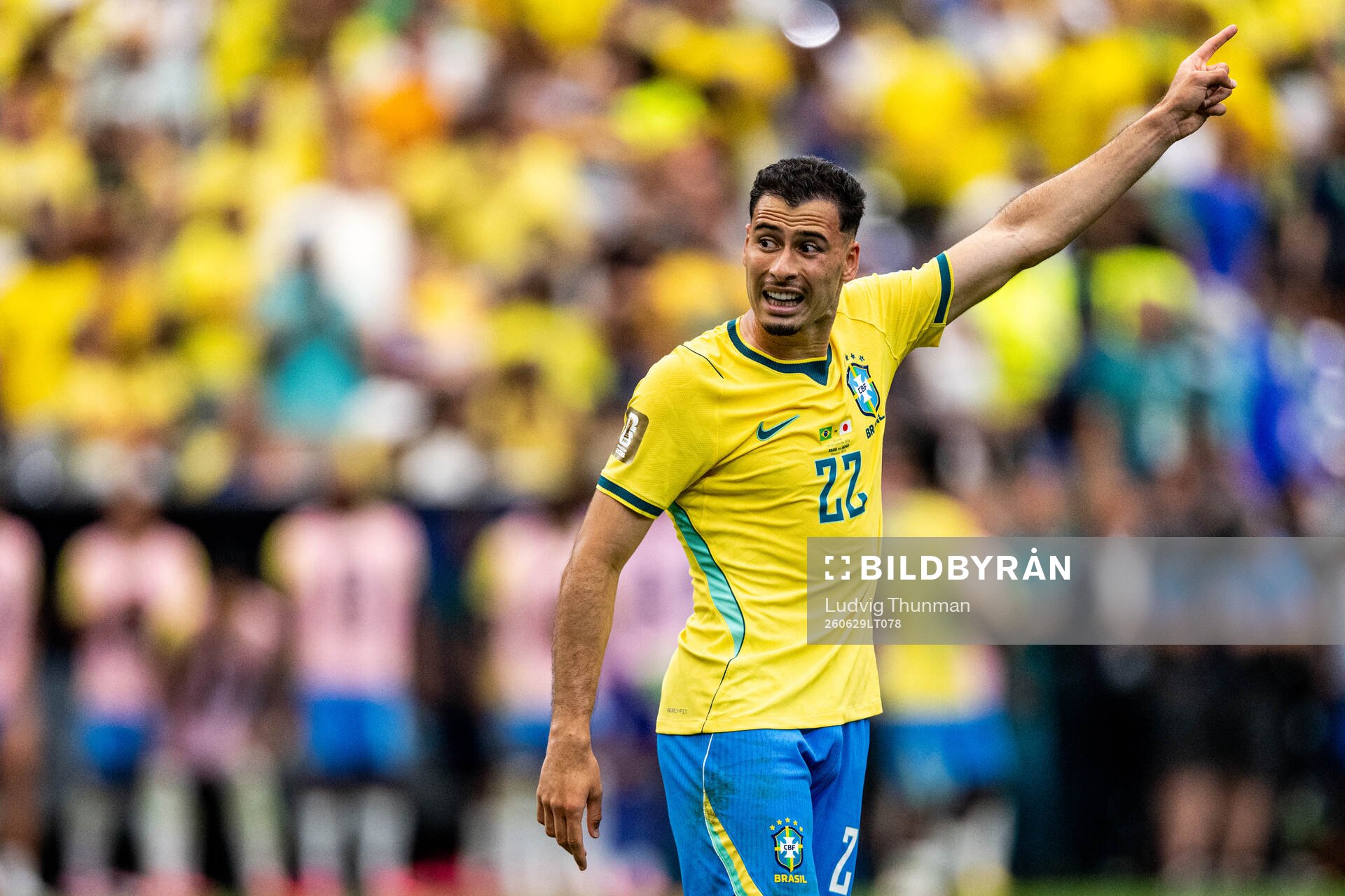 Gabriel Martinelli of Brazil