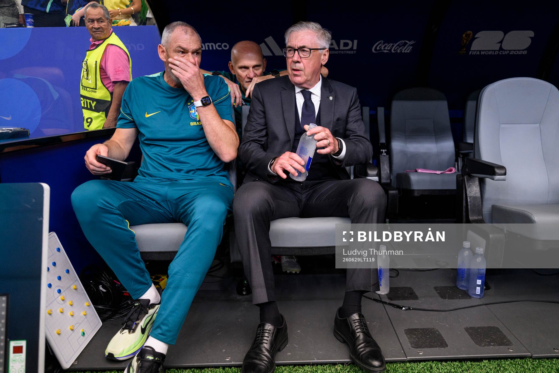 Head coach Carlo Ancelotti of Brazil