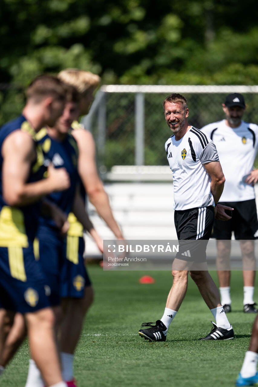 Head coach Graham Potter of the Swedish national football
