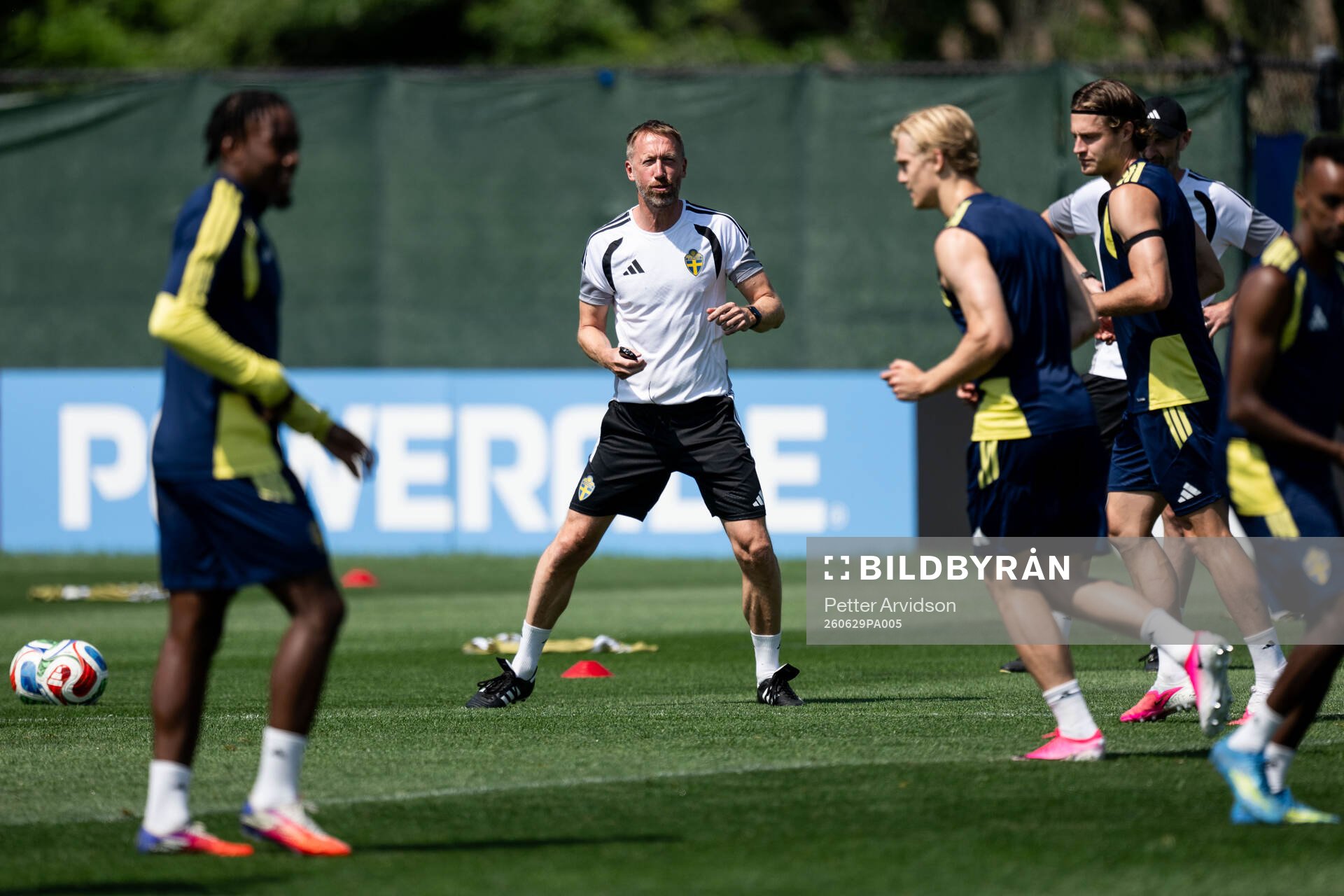 Head coach Graham Potter of the Swedish national football