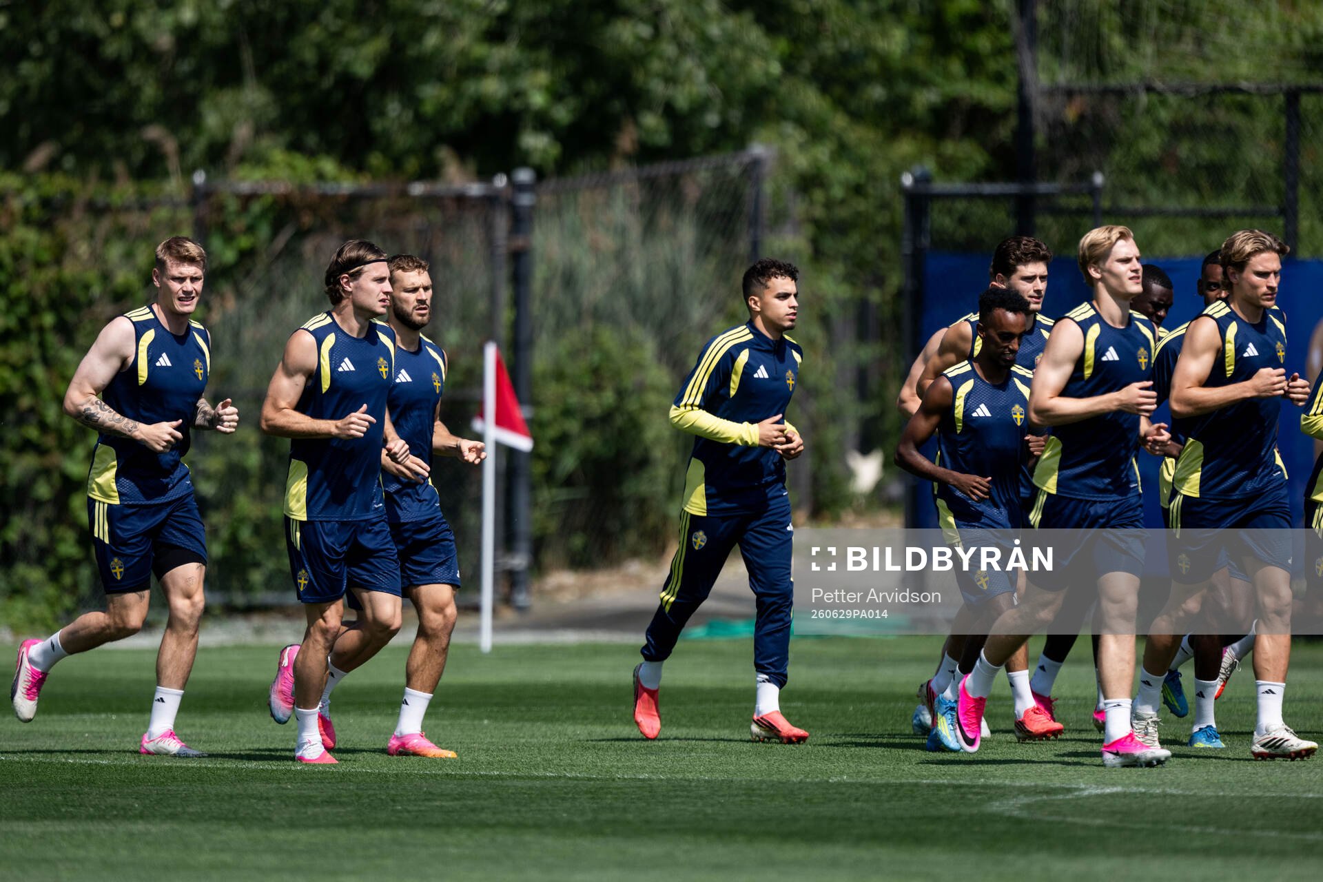 Yasin Ayari of the Swedish national football team at a