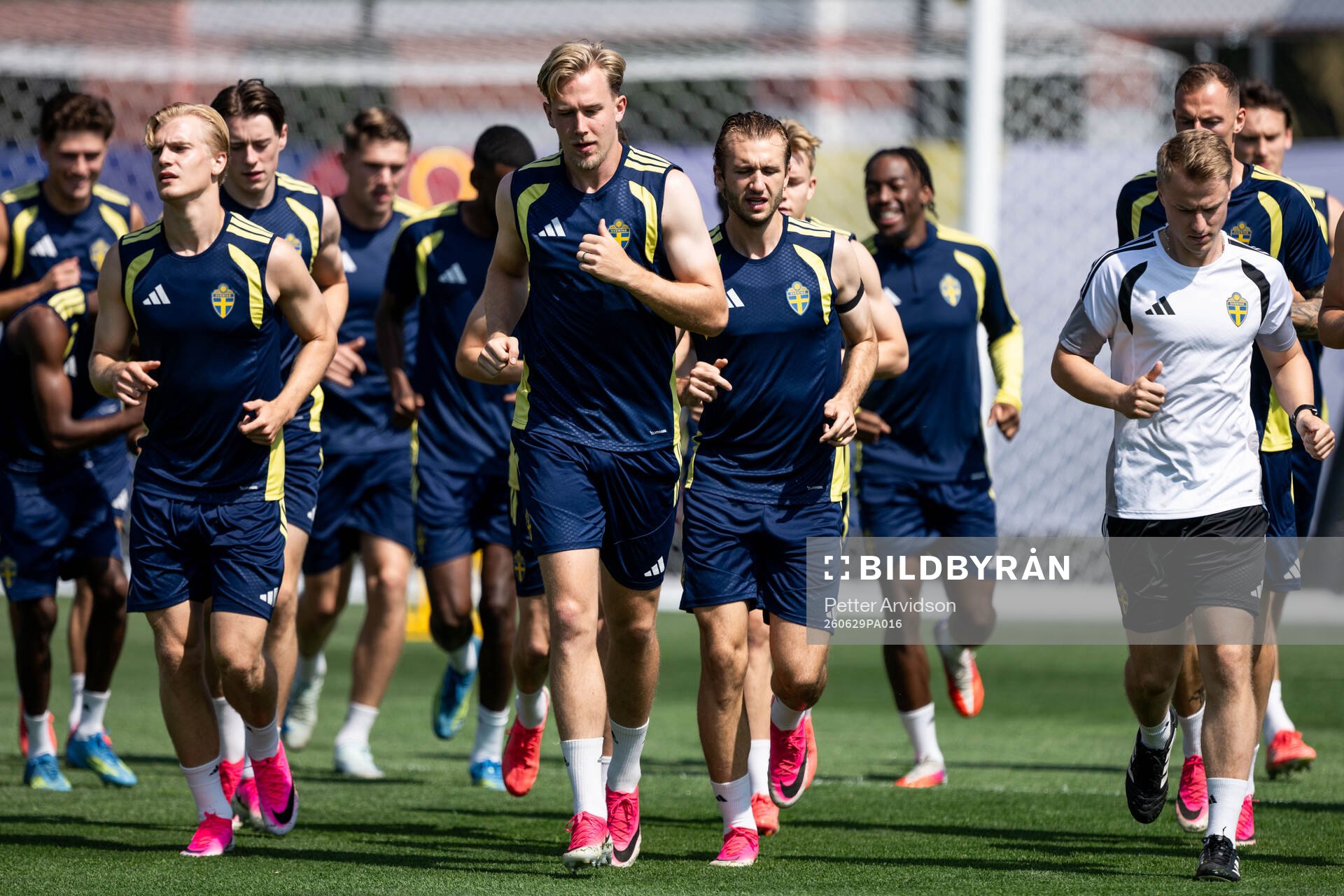 Lucas Bergvall, Herman Johansson and Benjamin Nygren of the