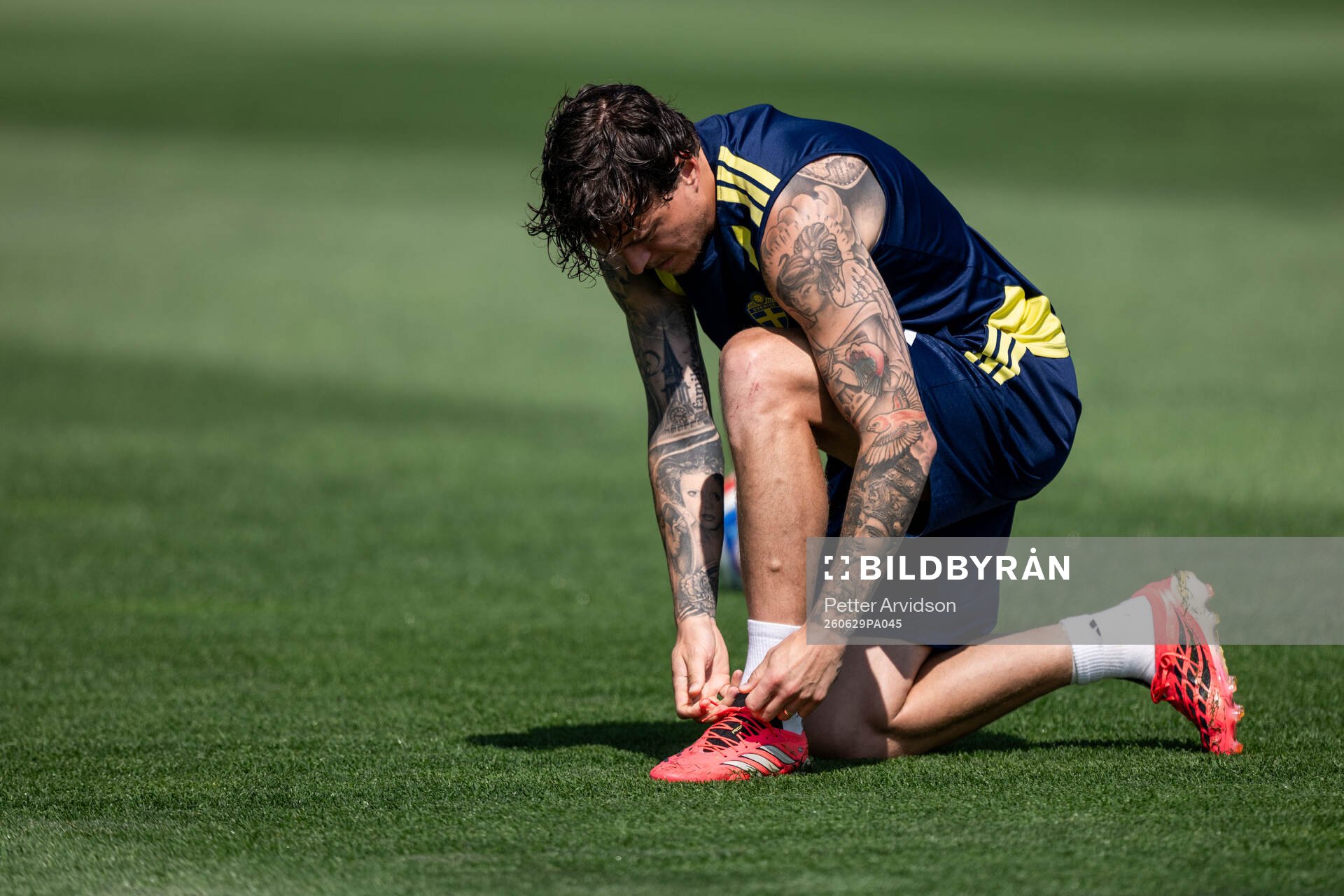 Victor Nilsson Lindelöf of the Swedish national football